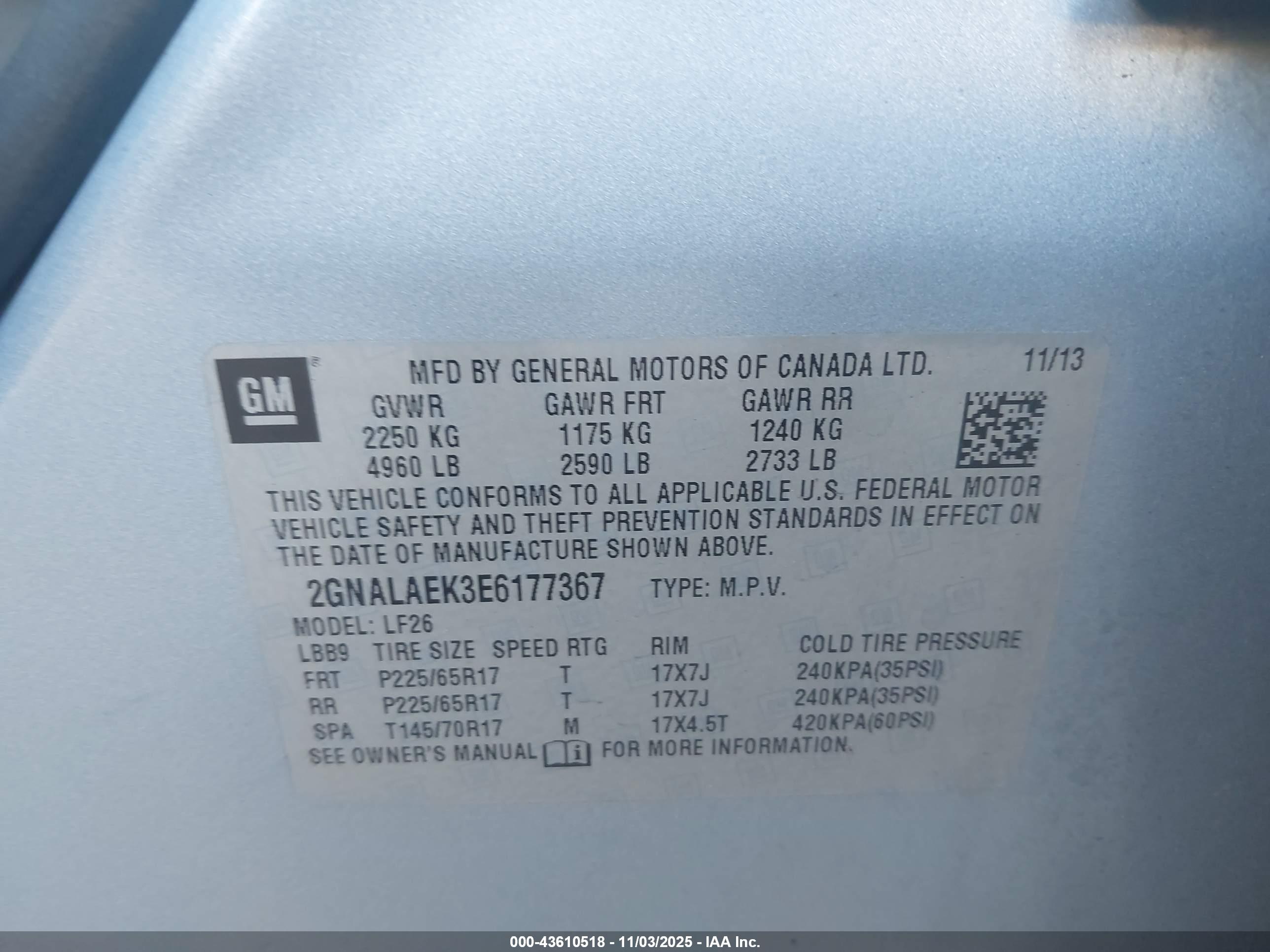 CHEVROLET EQUINOX image 9