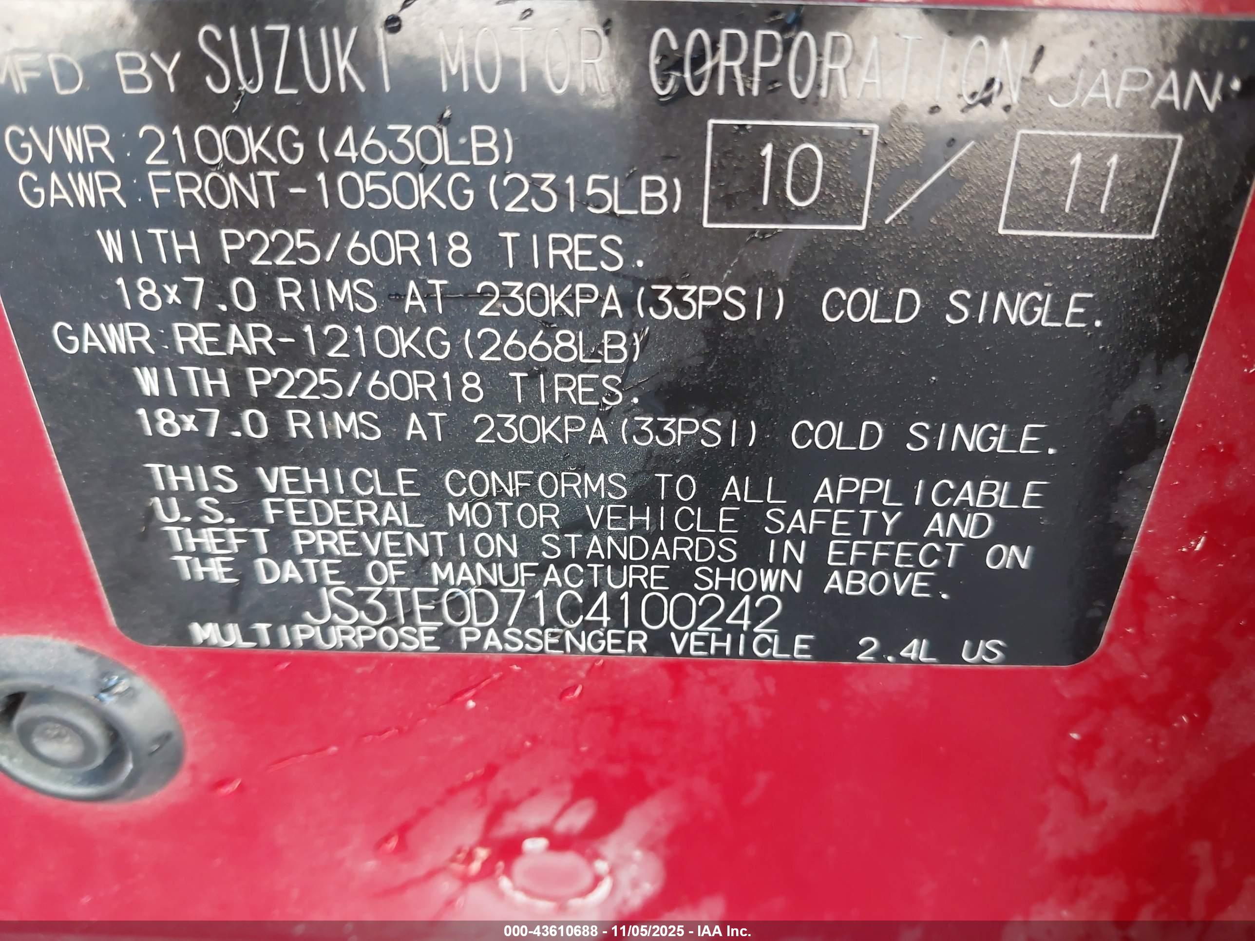 SUZUKI GRAND image 9
