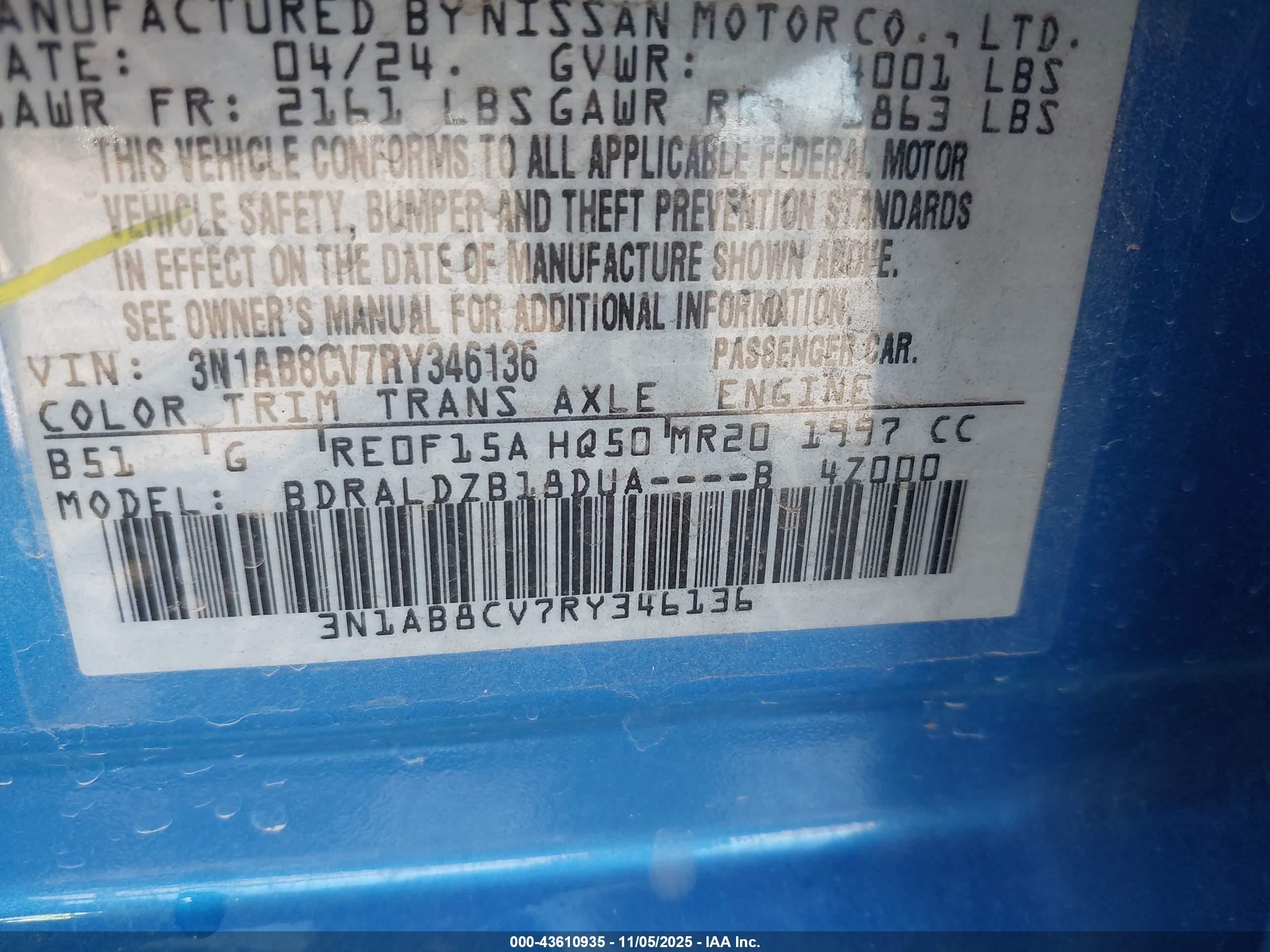 NISSAN SENTRA image 9