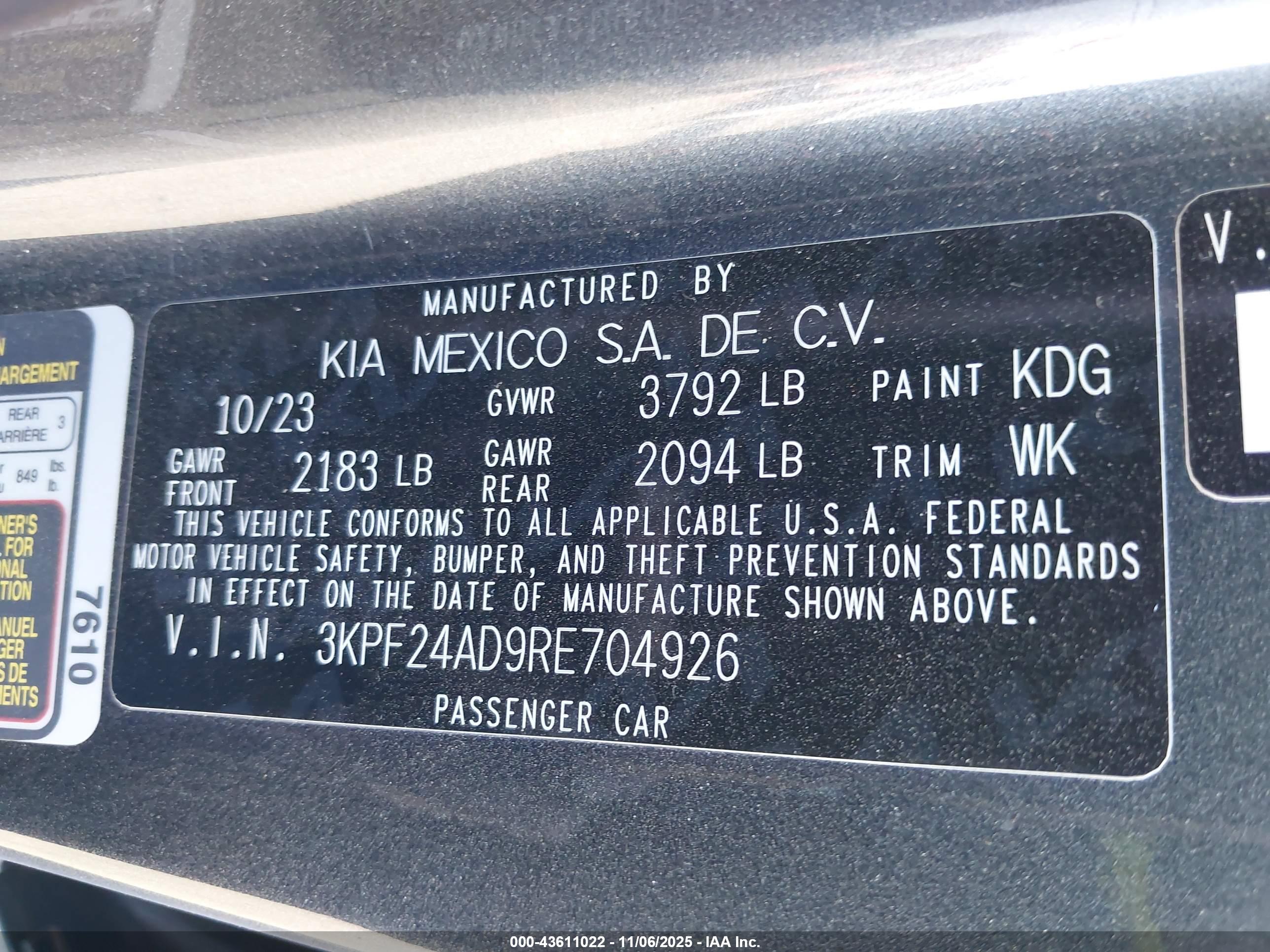 KIA FORTE image 9
