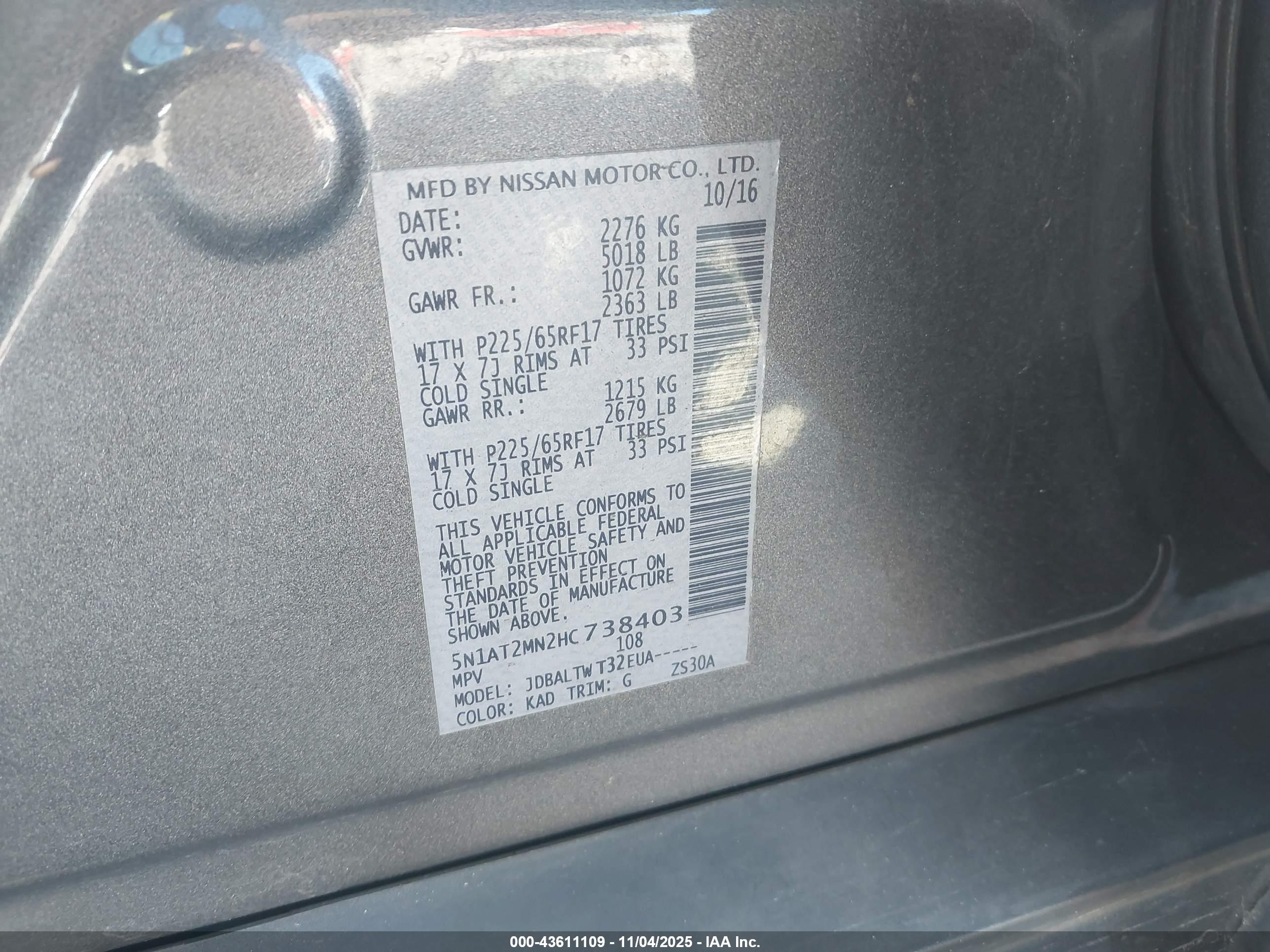 NISSAN ROGUE image 9