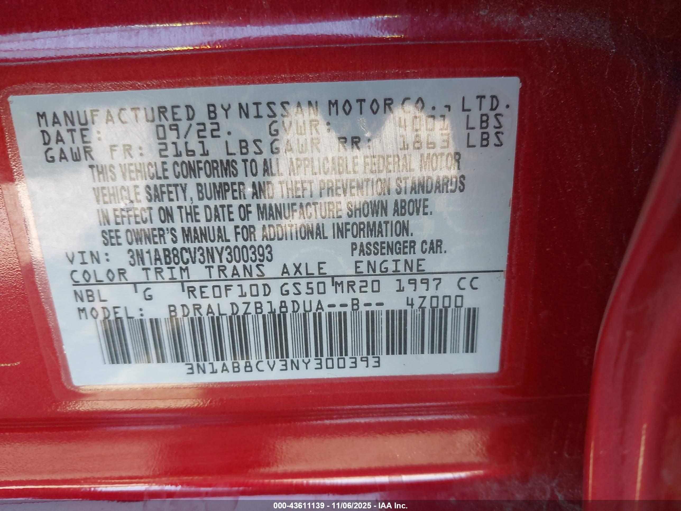 NISSAN SENTRA image 9