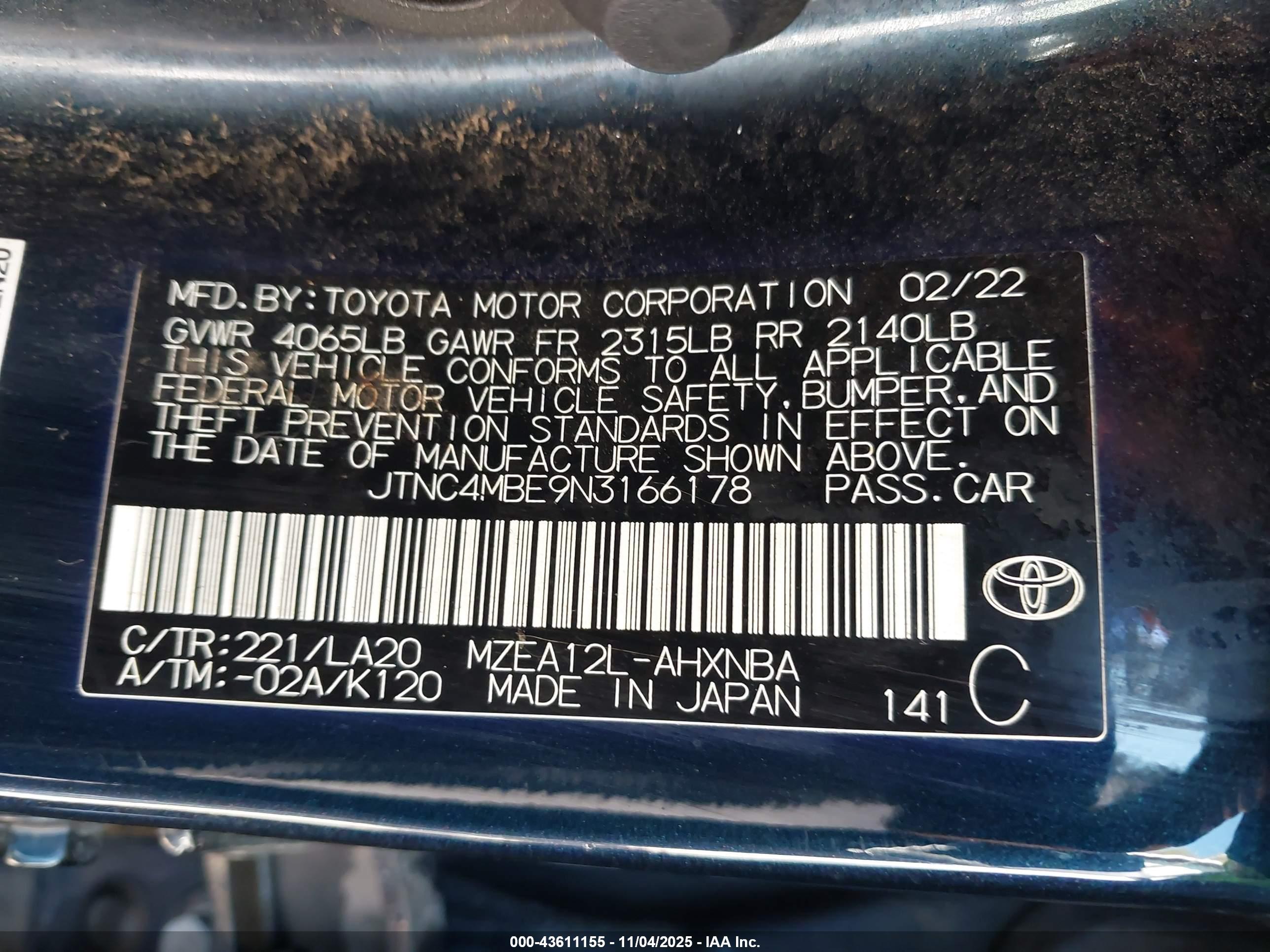 TOYOTA COROLLA image 9