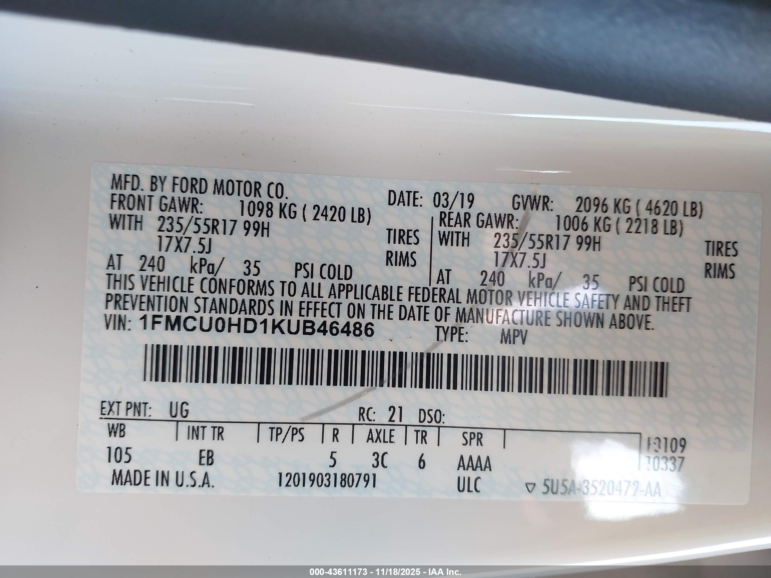 FORD ESCAPE image 9