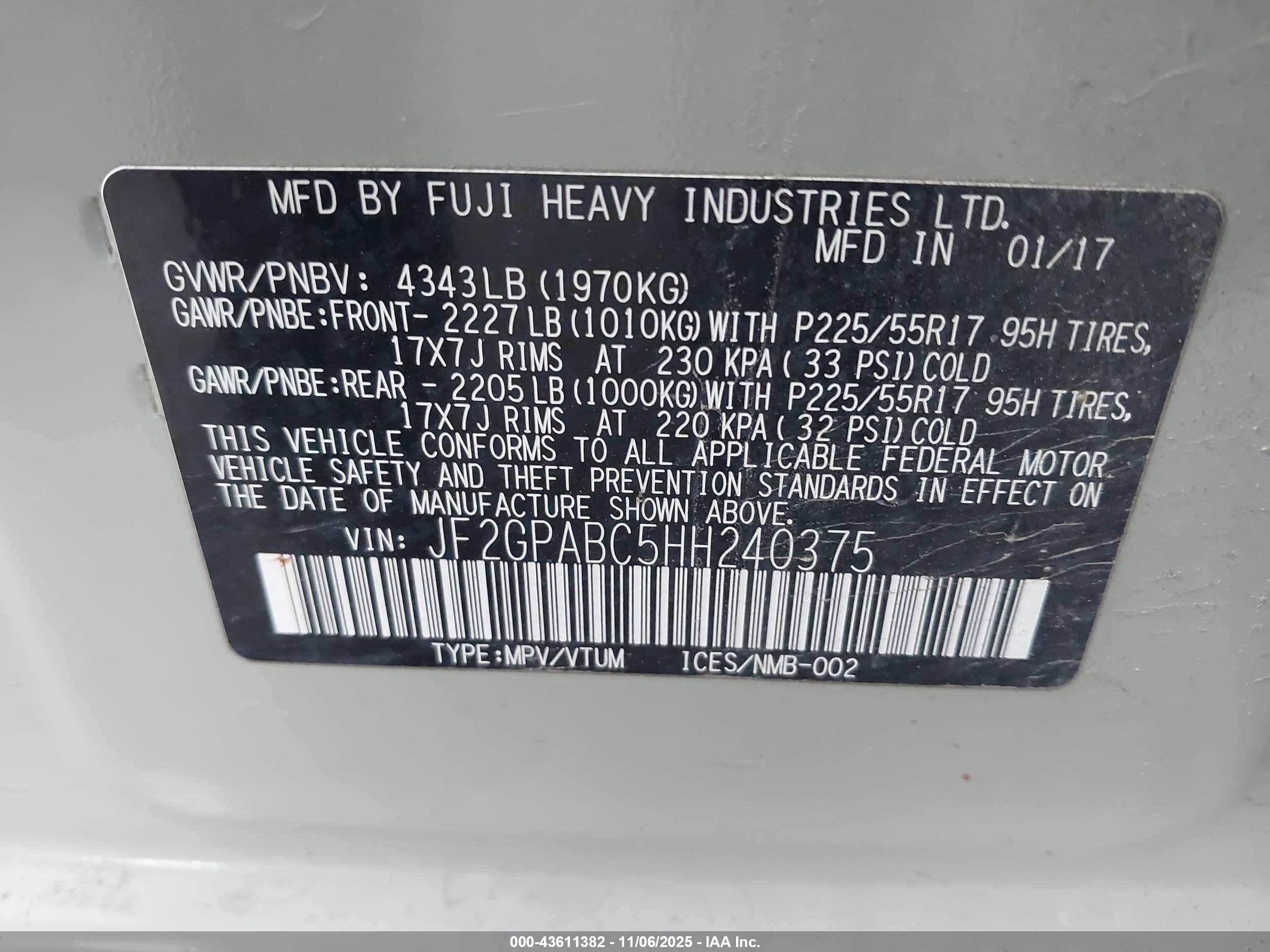 SUBARU CROSSTREK image 9