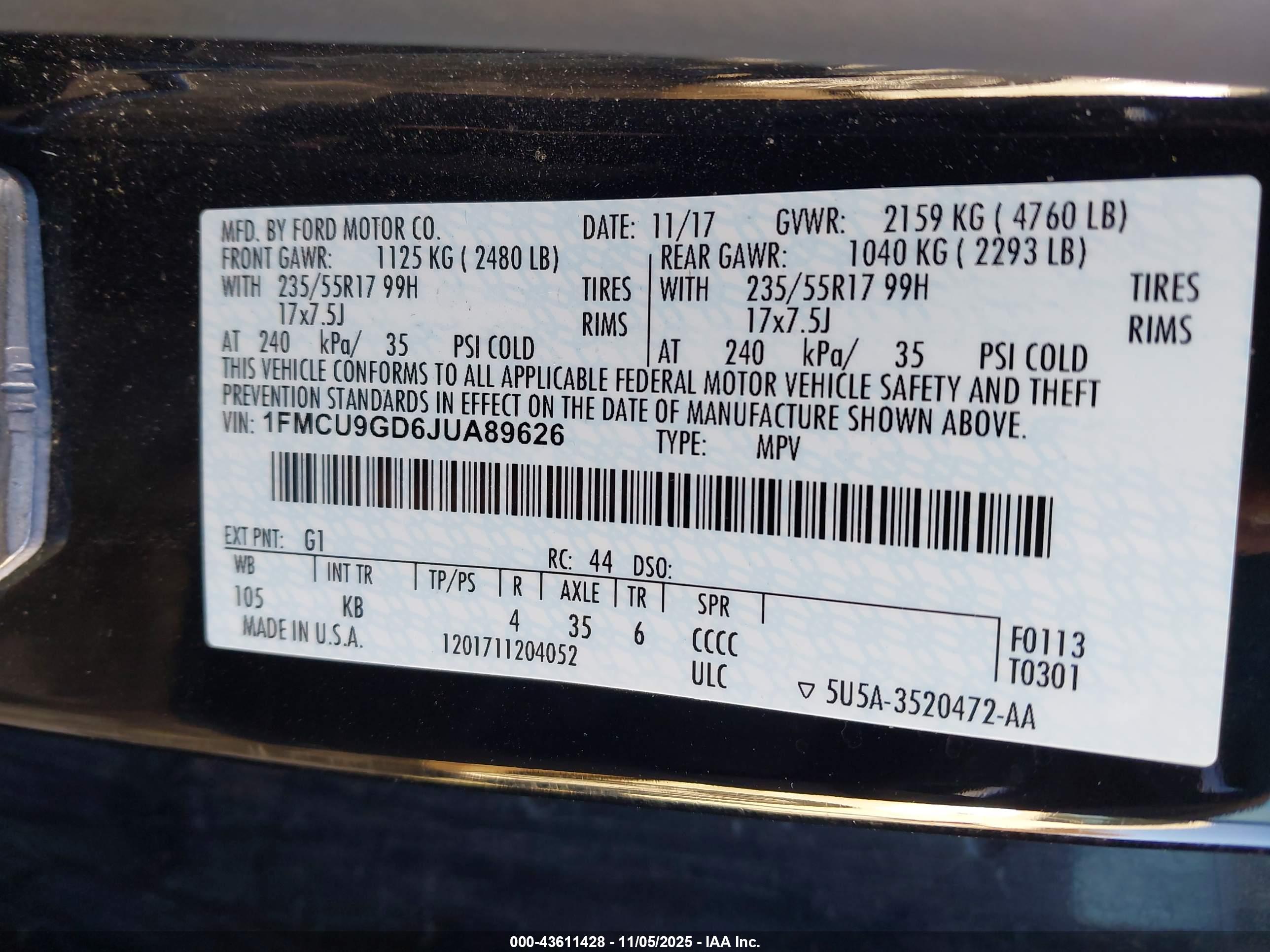 FORD ESCAPE image 9