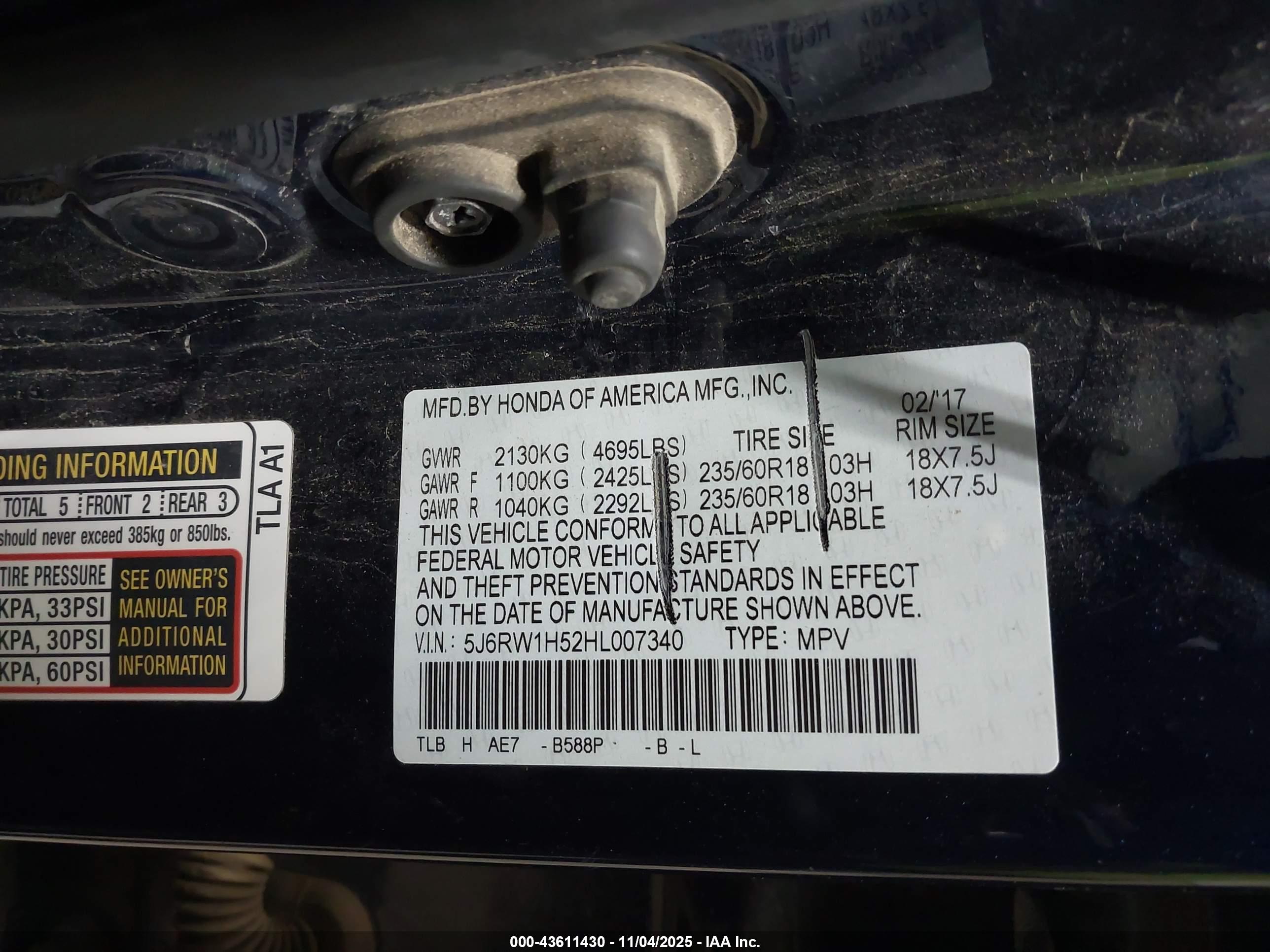HONDA CR-V image 9