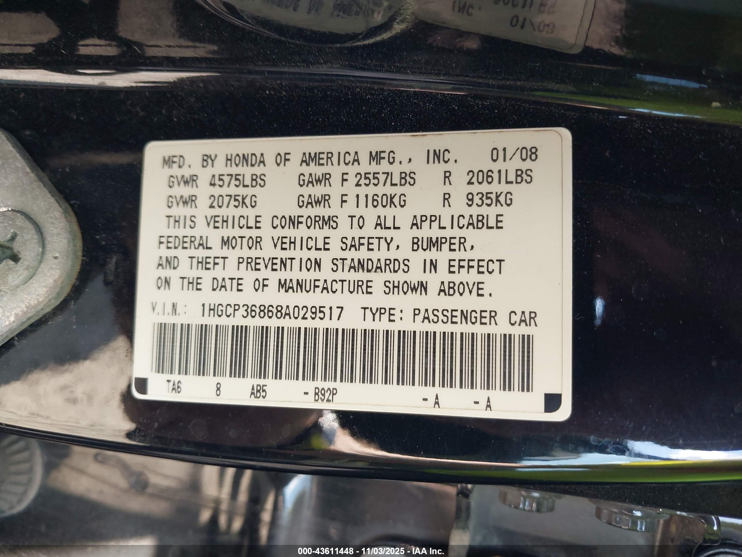 HONDA ACCORD image 9