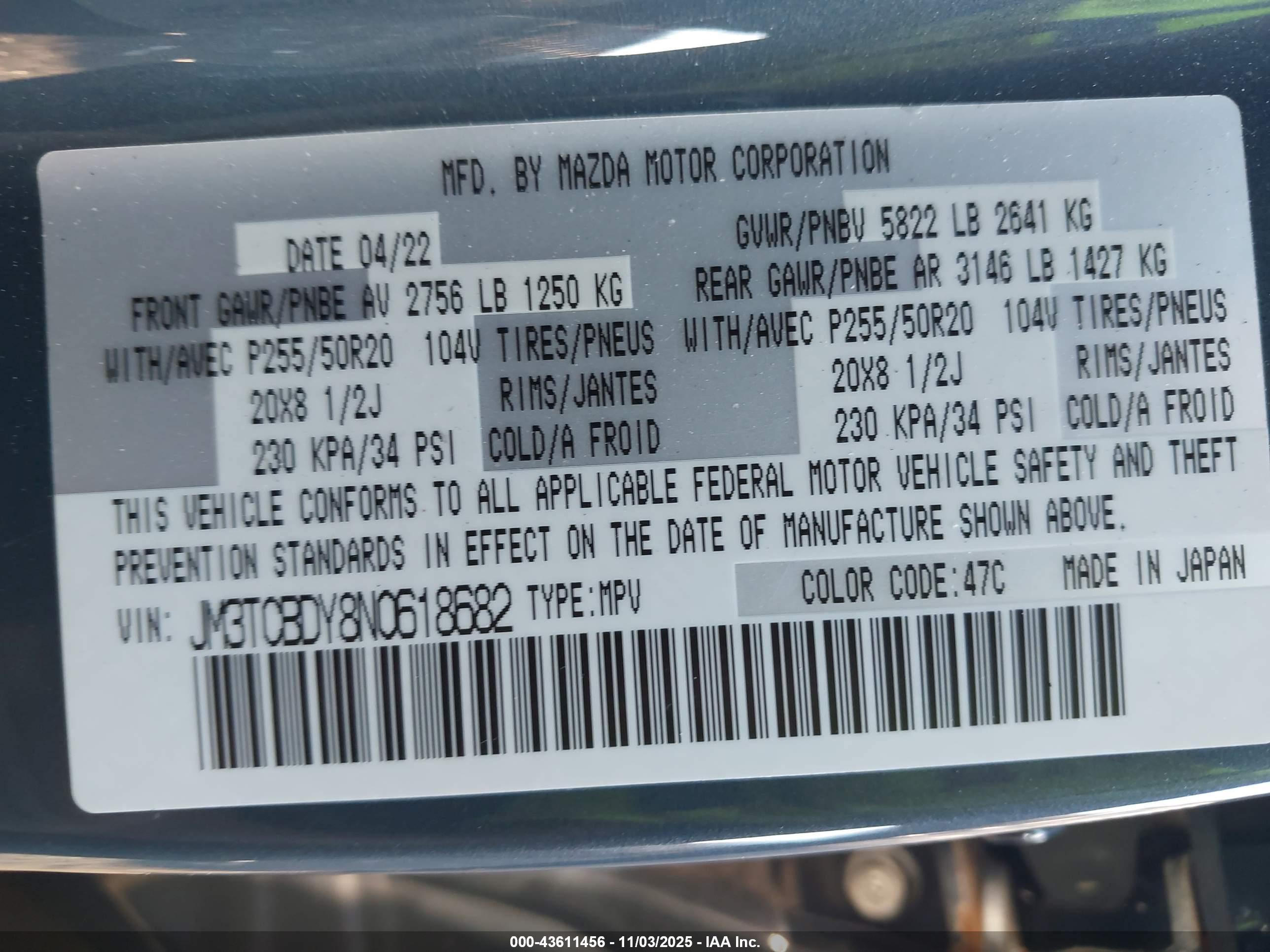 MAZDA CX-9 image 9