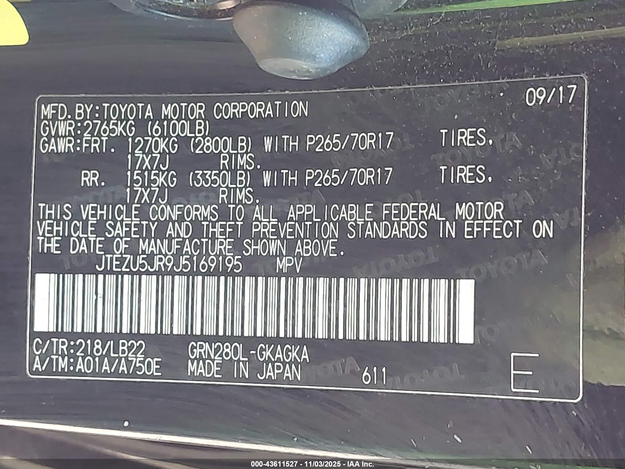 TOYOTA 4RUNNER image 9