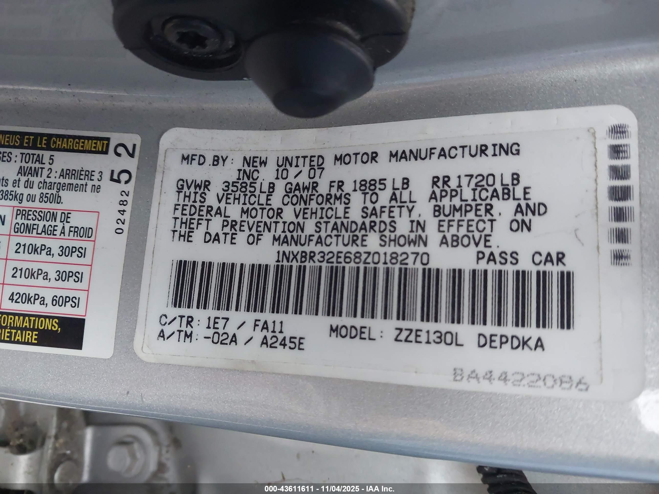 TOYOTA COROLLA image 9