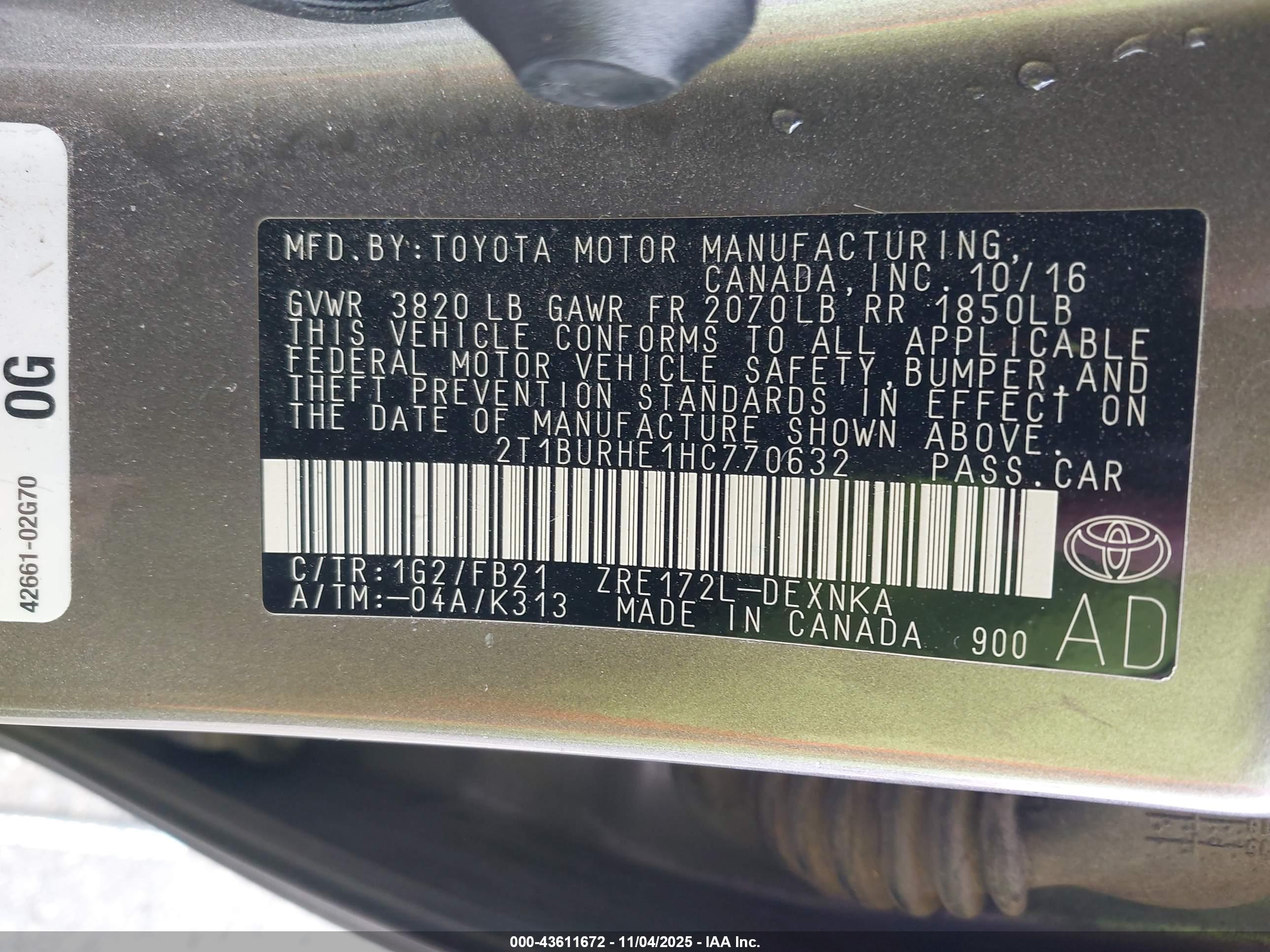 TOYOTA COROLLA image 9