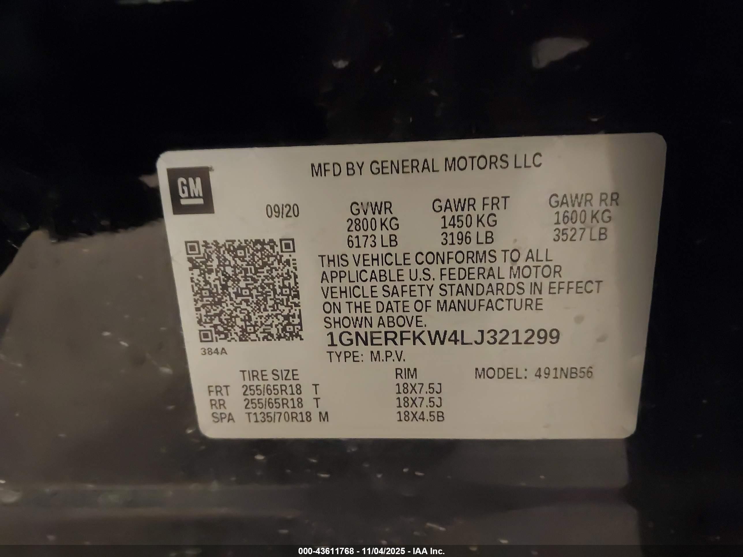 CHEVROLET TRAVERSE image 9