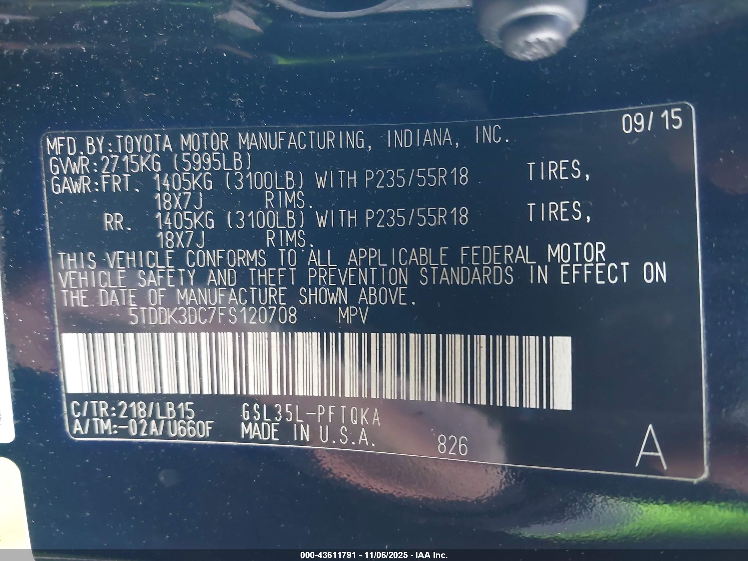 TOYOTA SIENNA image 9