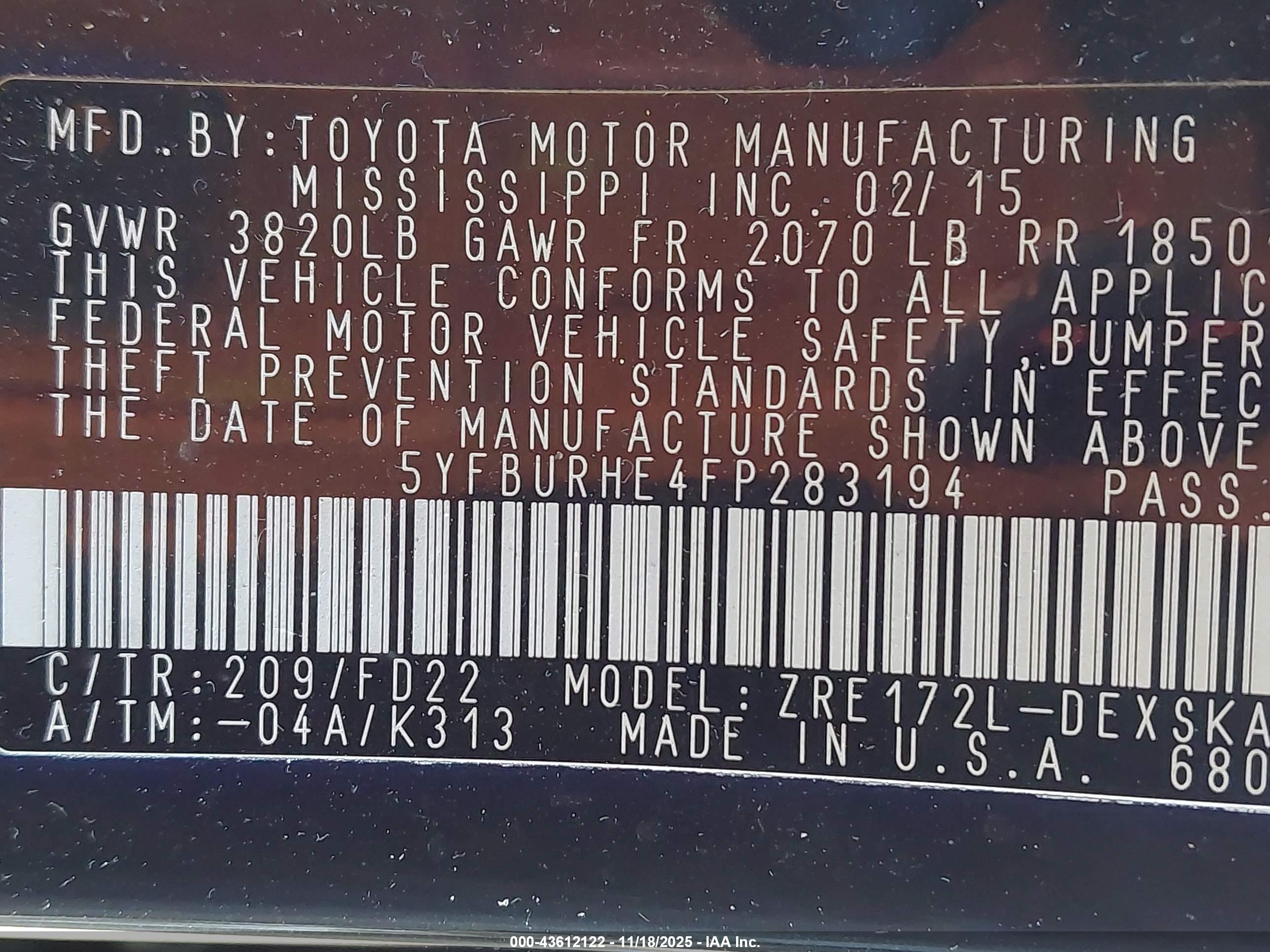 TOYOTA COROLLA image 9