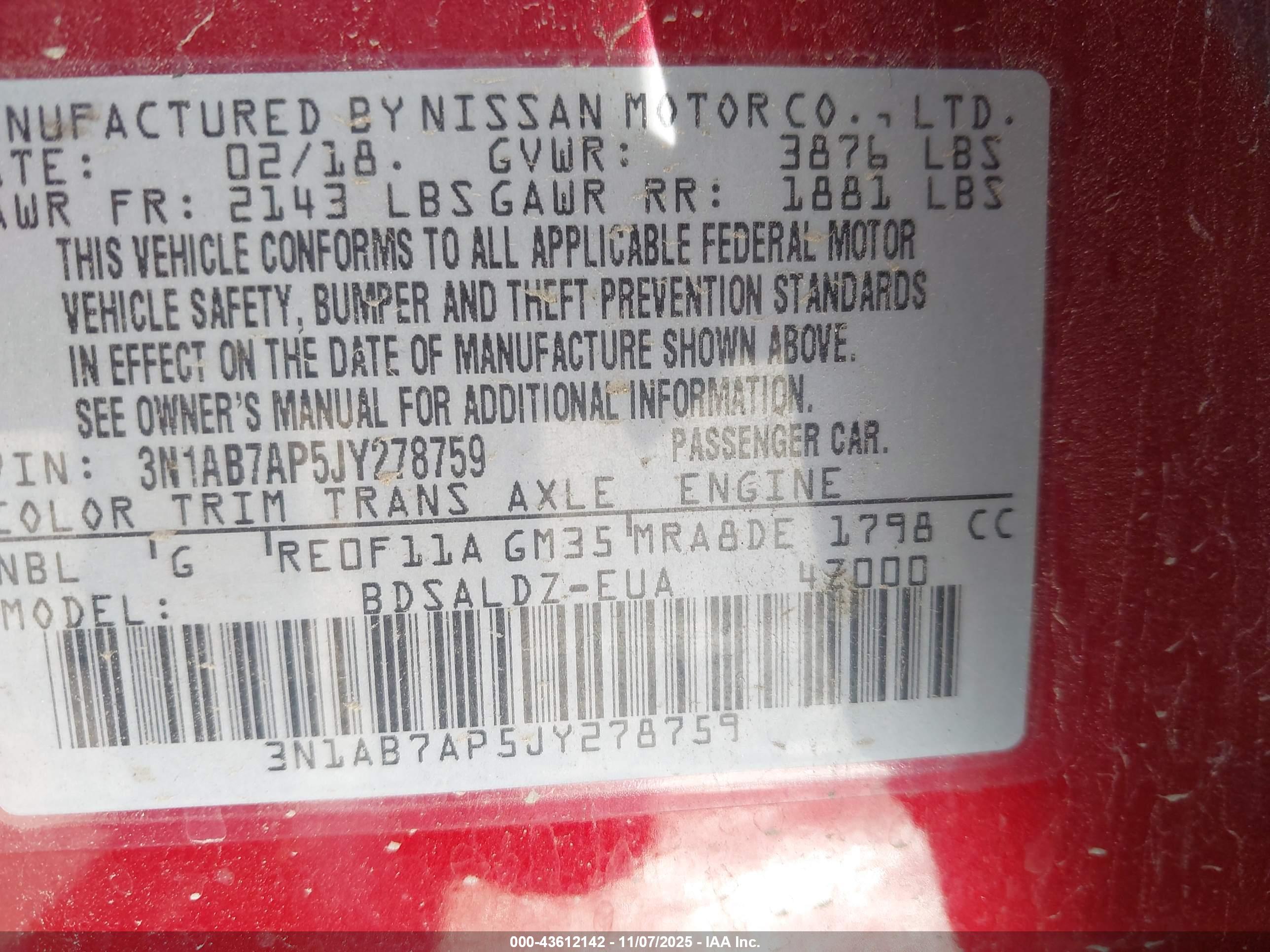 NISSAN SENTRA image 9