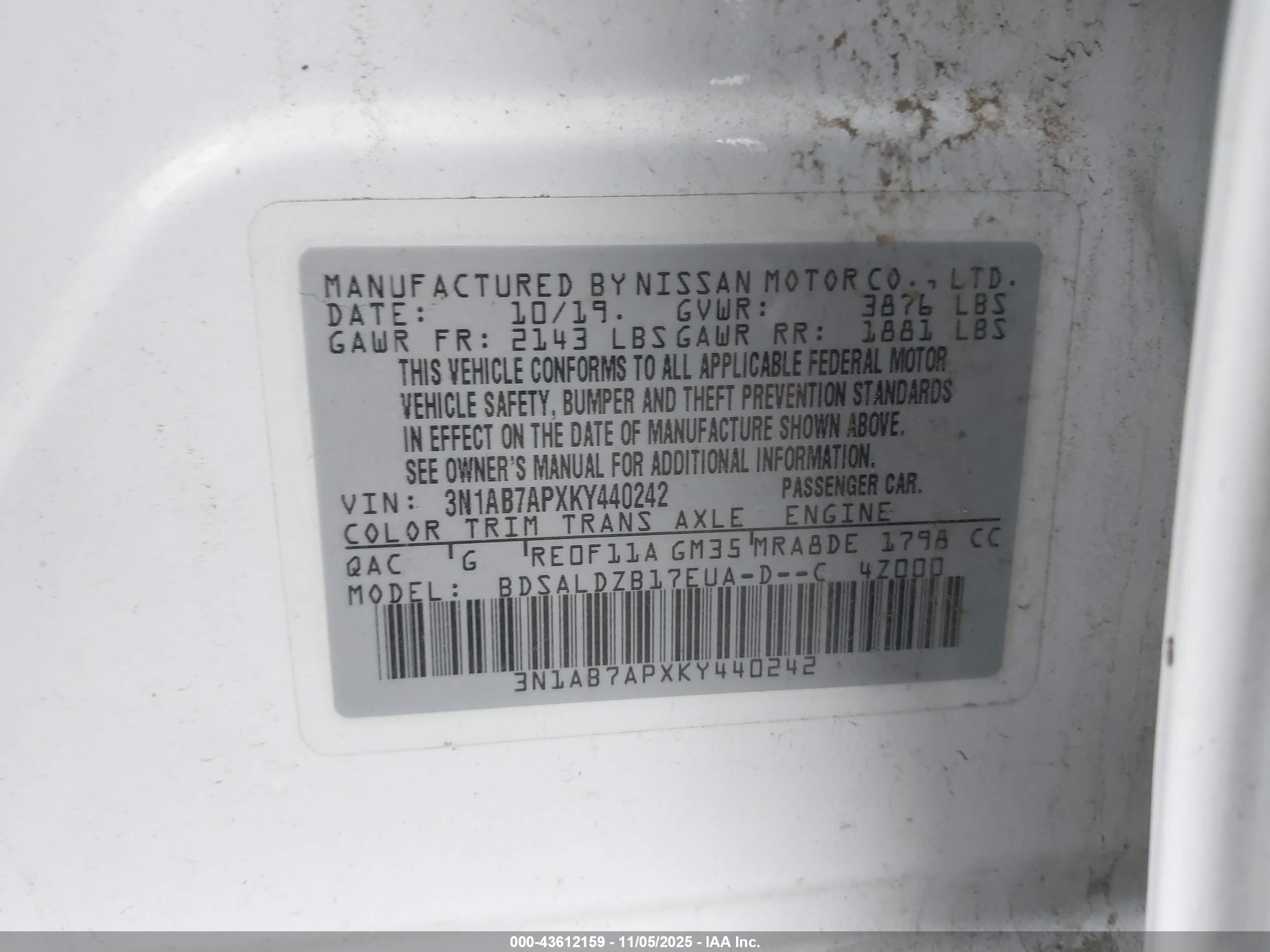 NISSAN SENTRA image 9