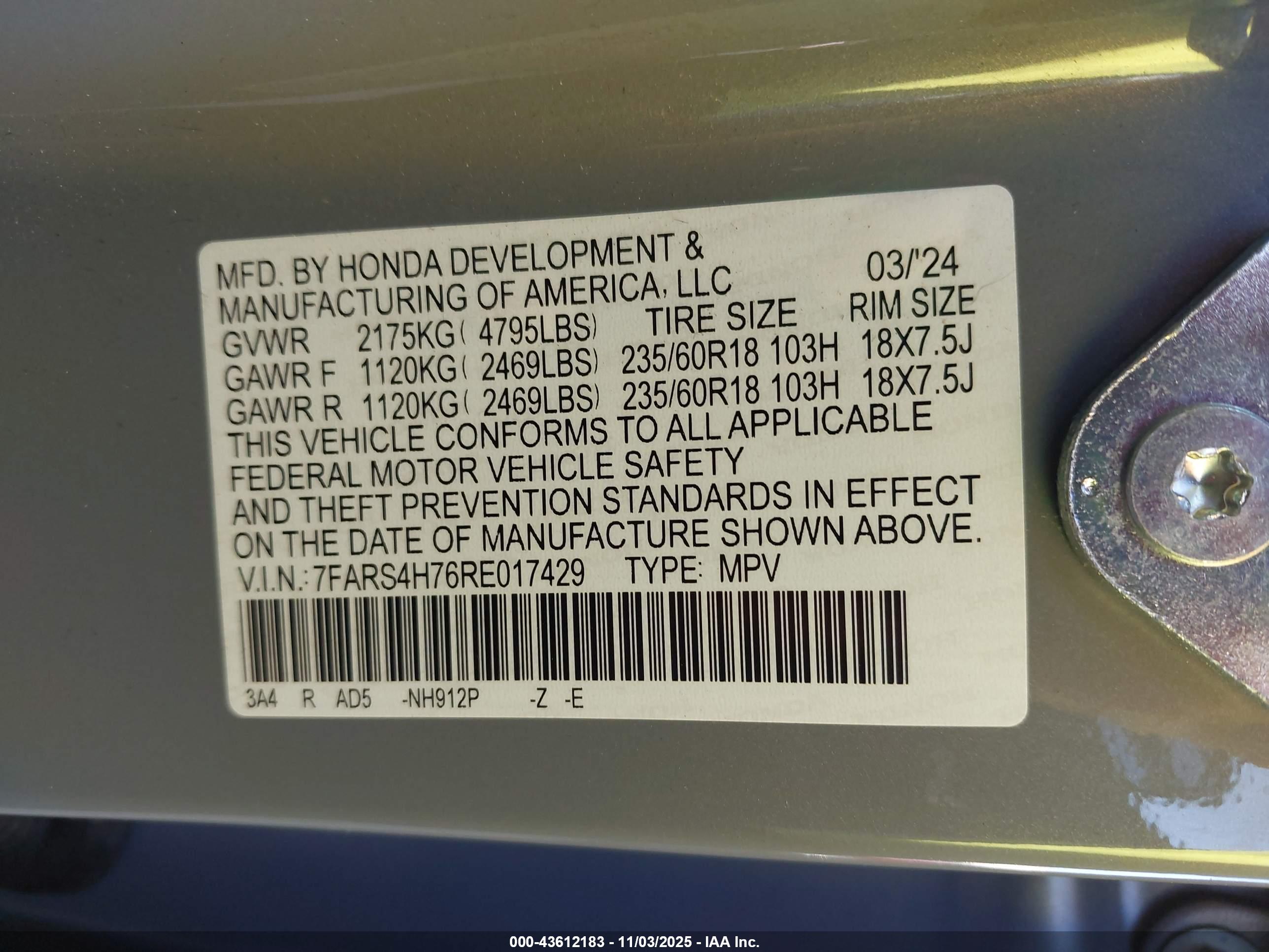 HONDA CR-V image 9
