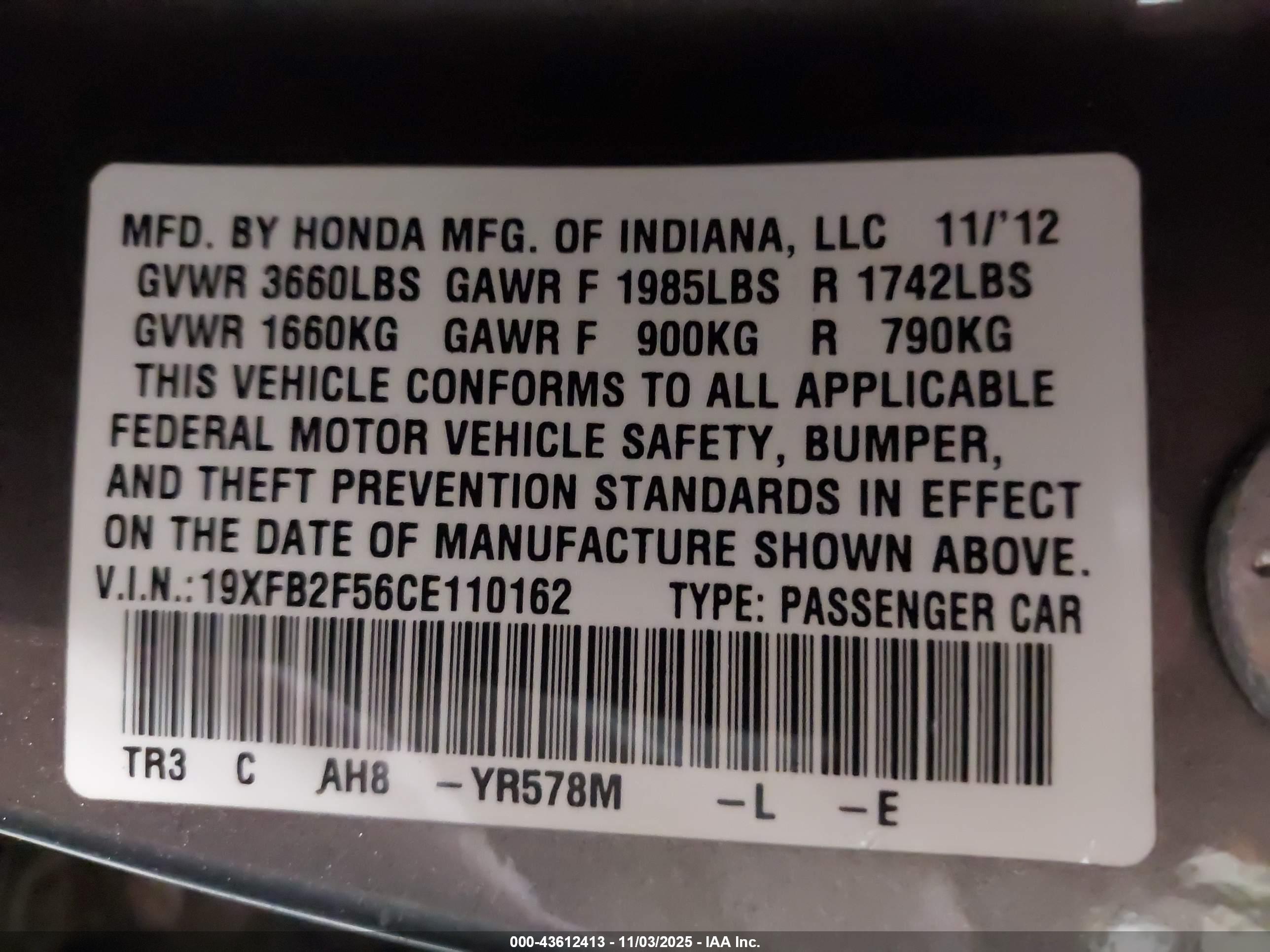 HONDA CIVIC image 9