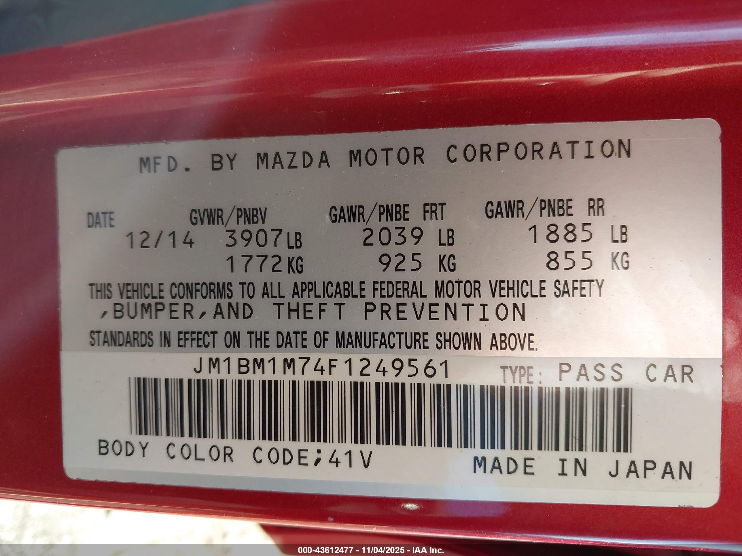 MAZDA MAZDA3 image 9