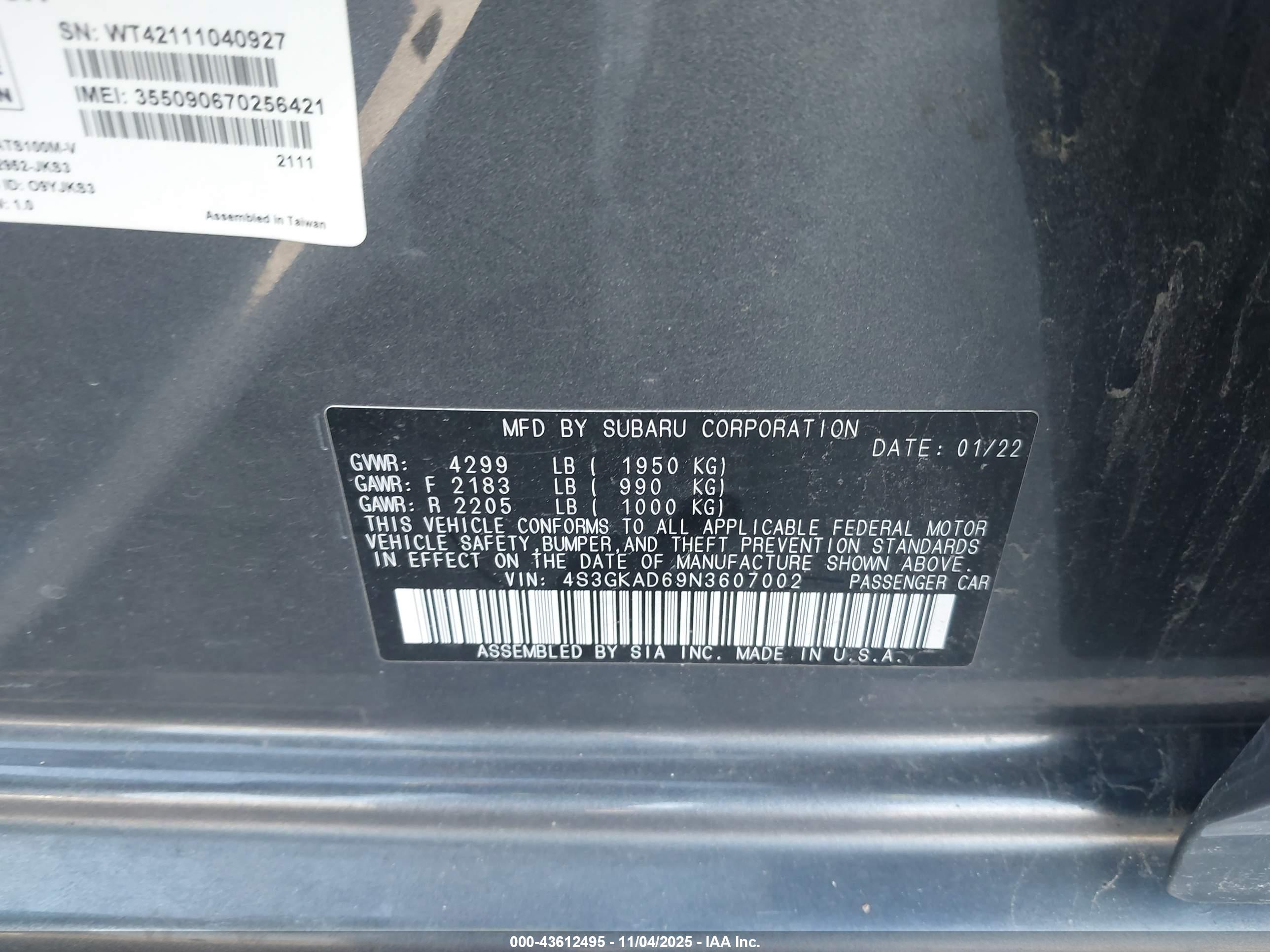 SUBARU IMPREZA image 9