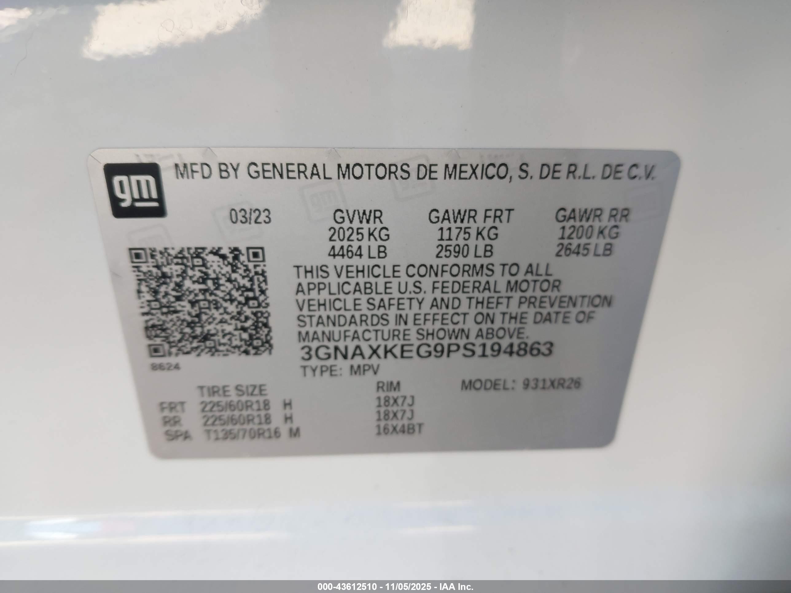 CHEVROLET EQUINOX image 9