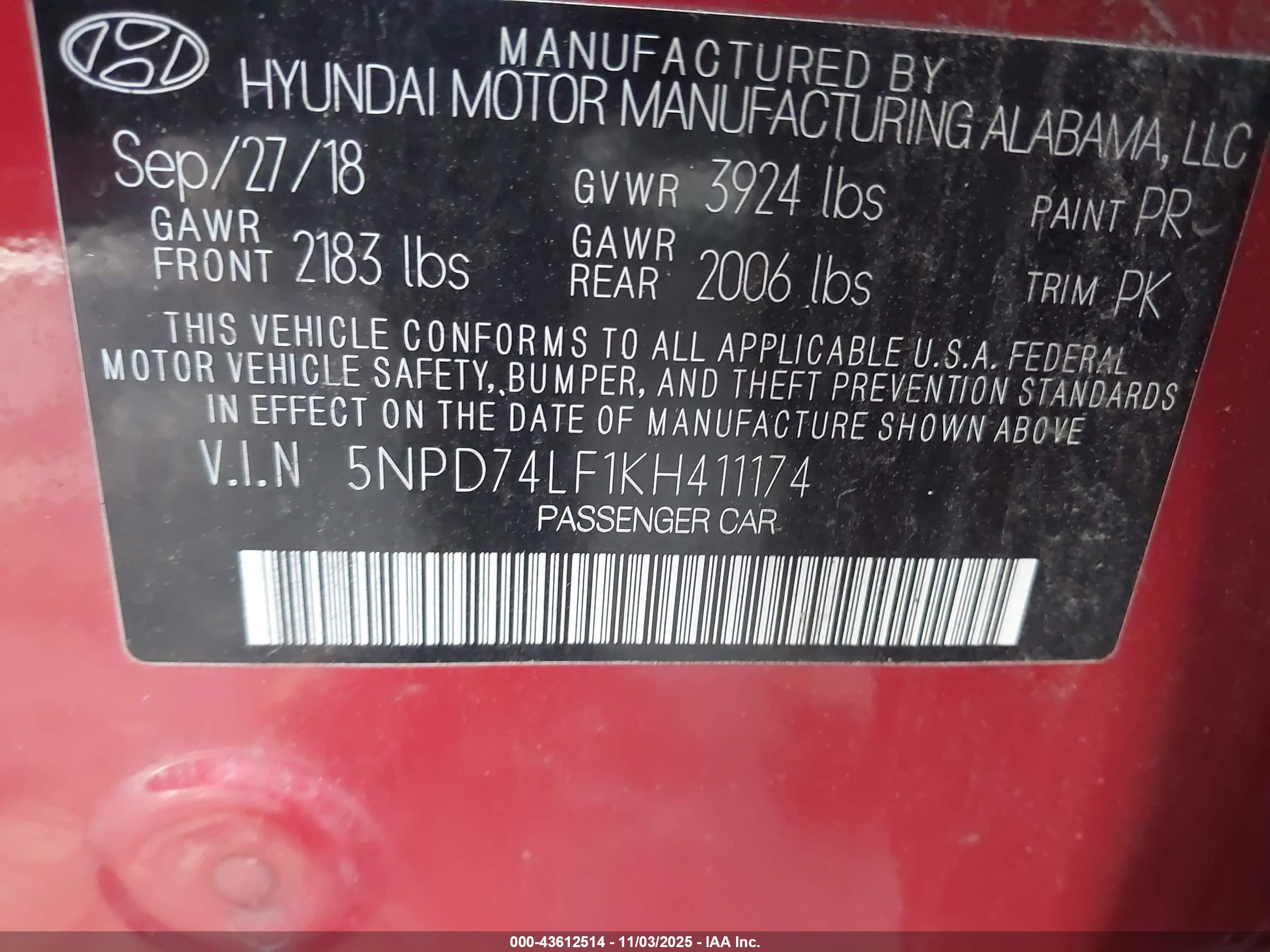HYUNDAI ELANTRA image 9