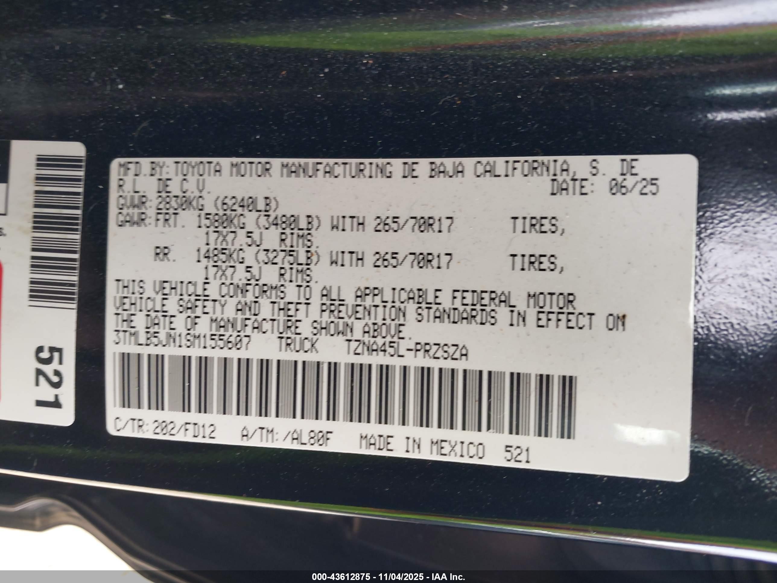 TOYOTA TACOMA image 9