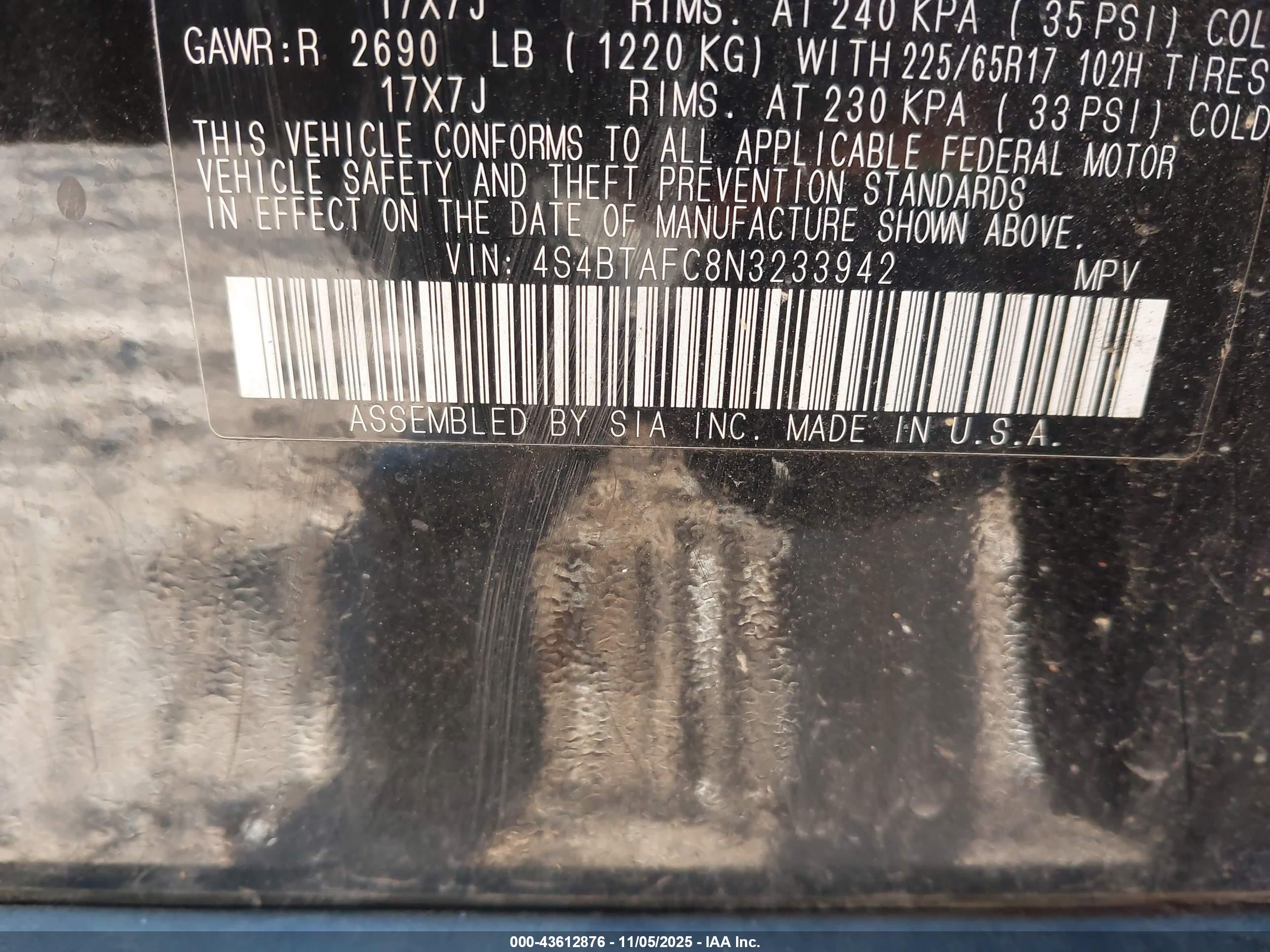 SUBARU OUTBACK image 9