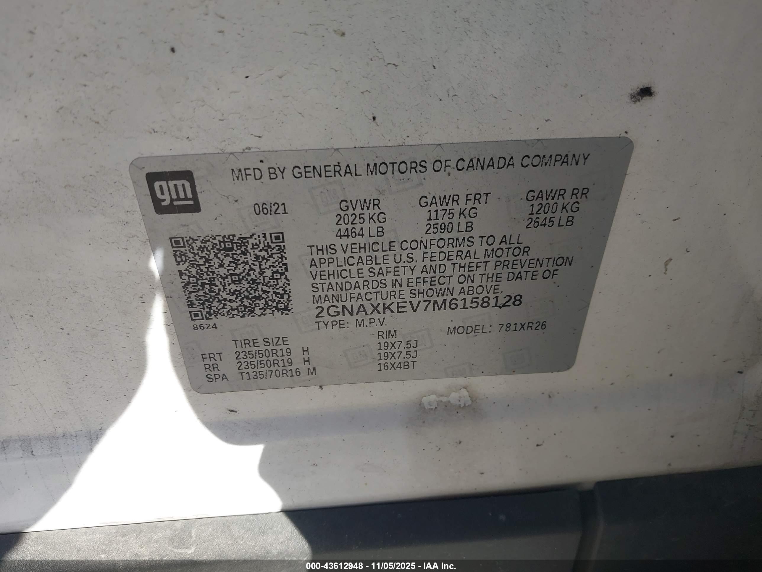 CHEVROLET EQUINOX image 9