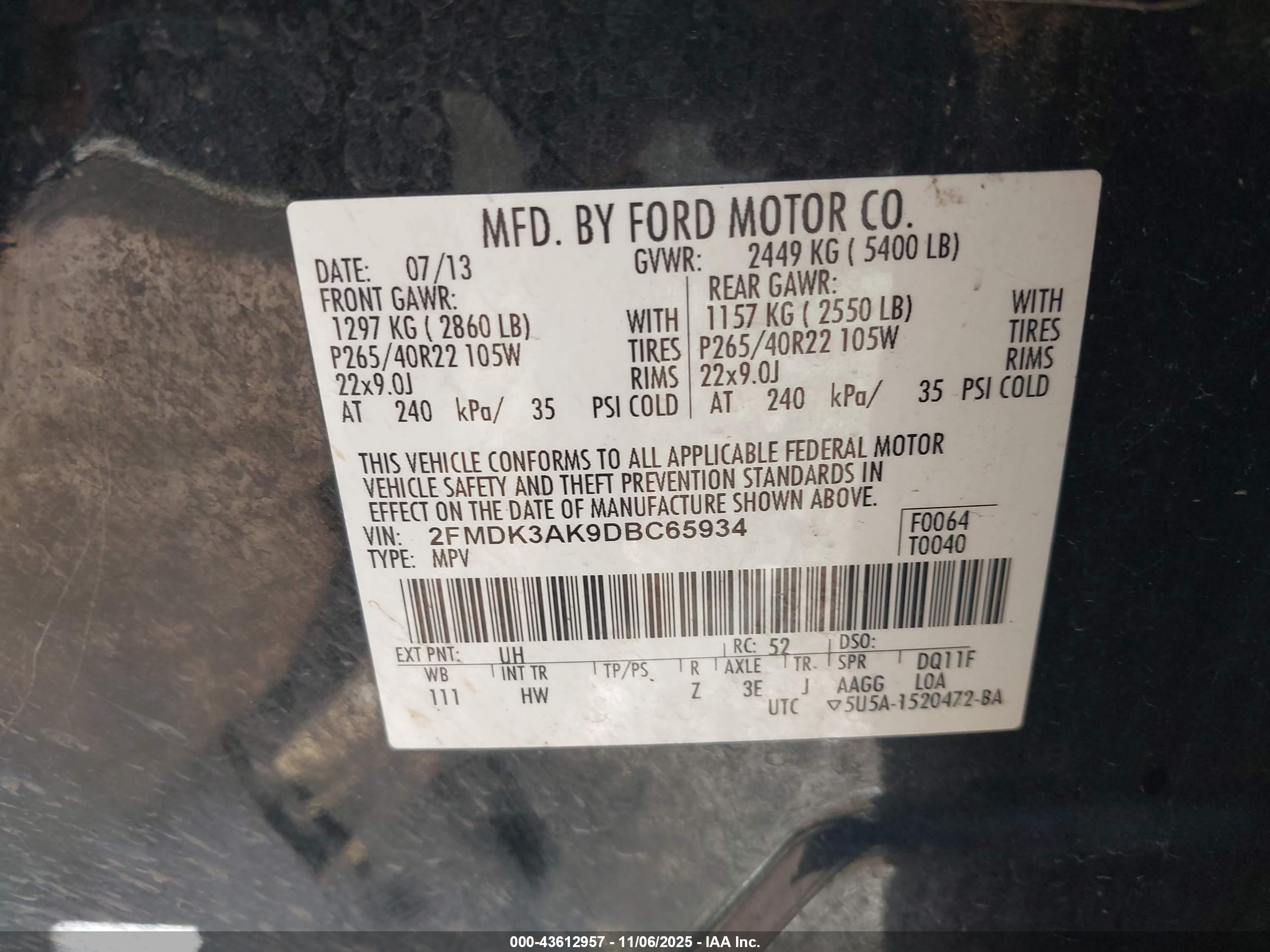 FORD EDGE image 9
