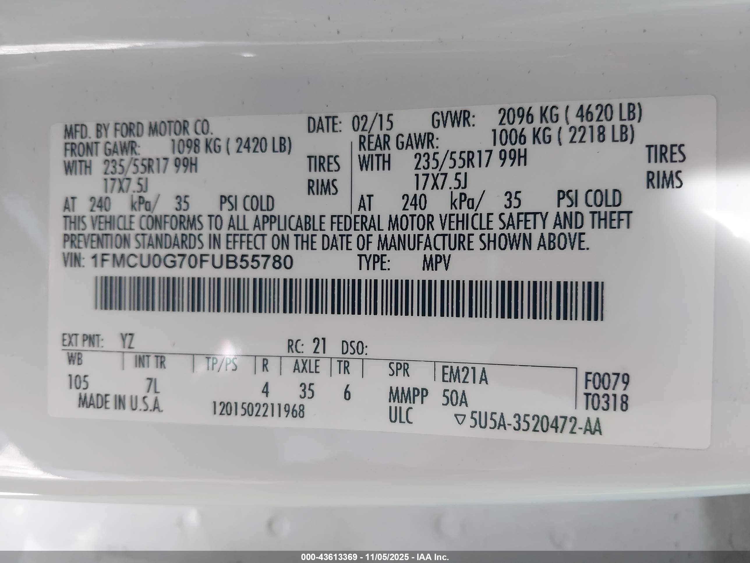 FORD ESCAPE image 9