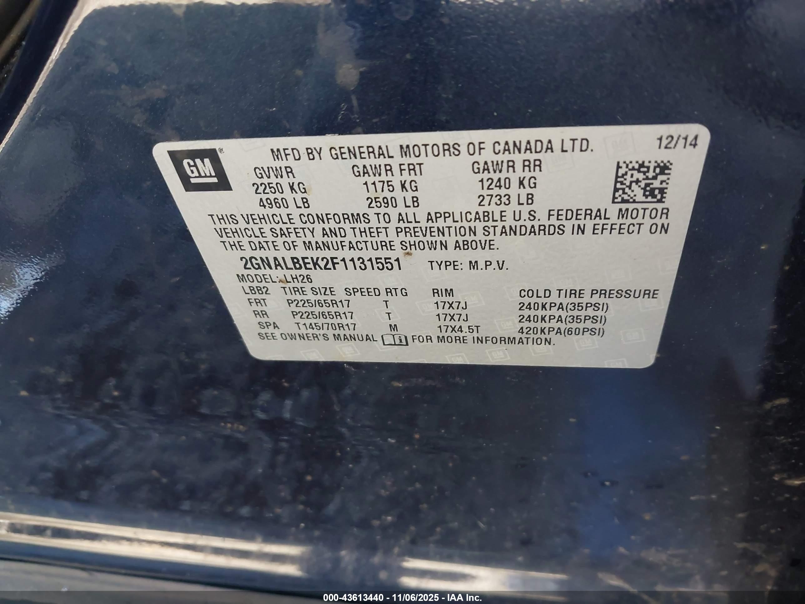 CHEVROLET EQUINOX image 9