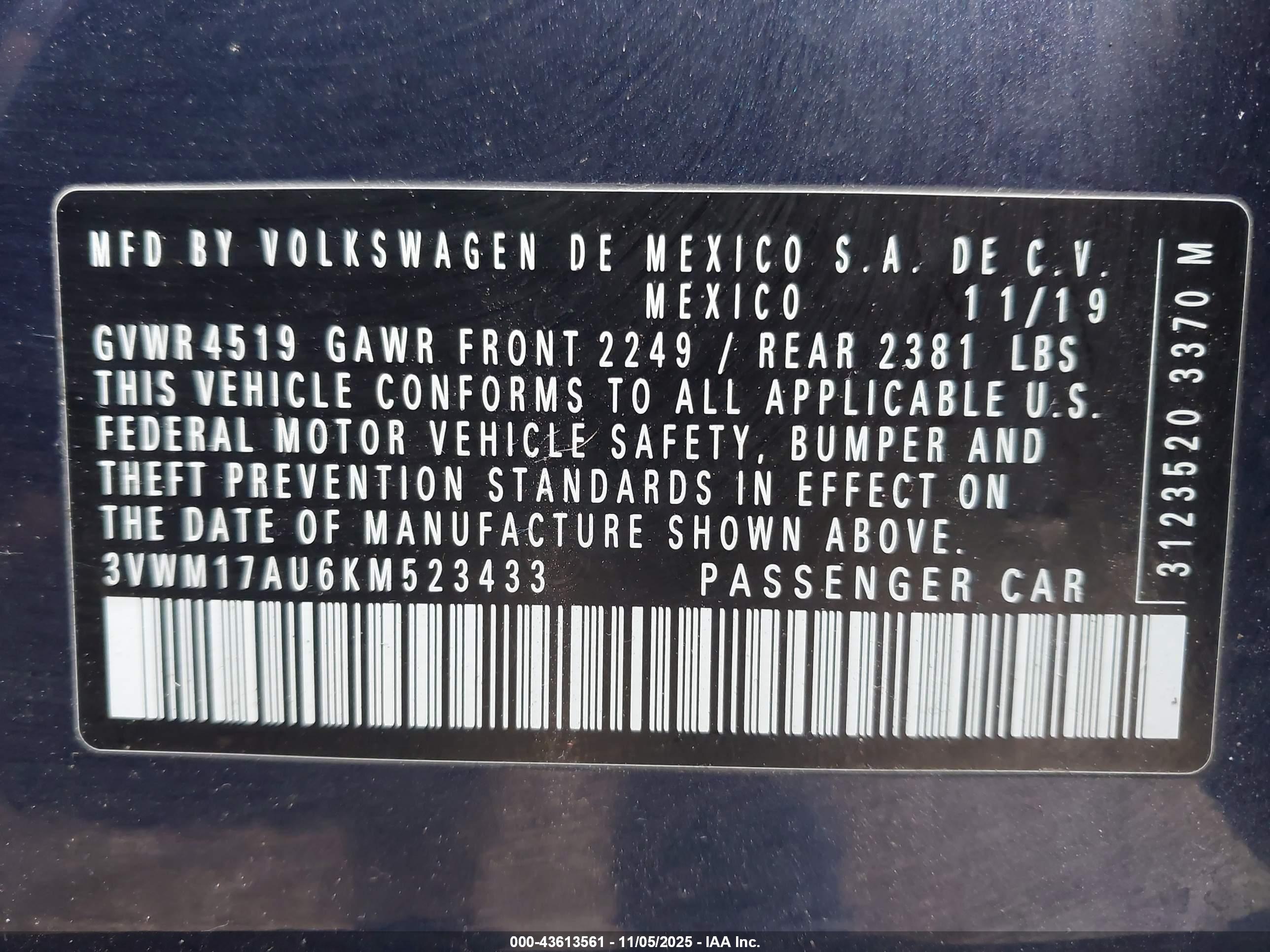 VOLKSWAGEN GOLF image 9