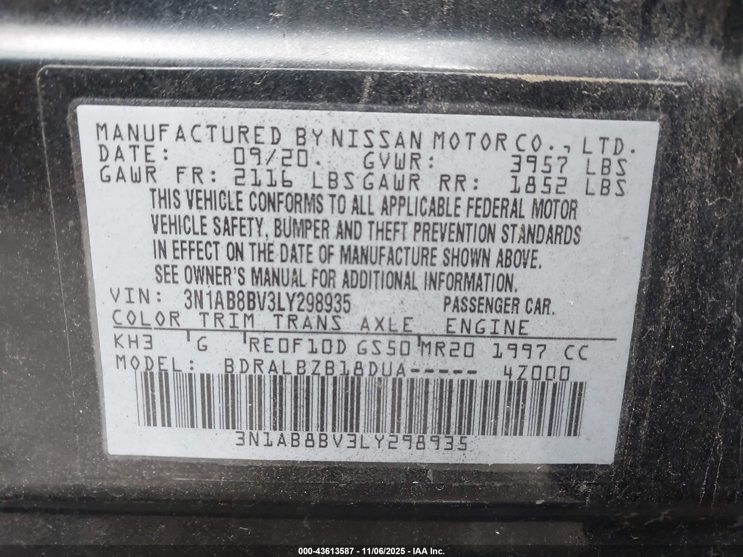 NISSAN SENTRA image 9