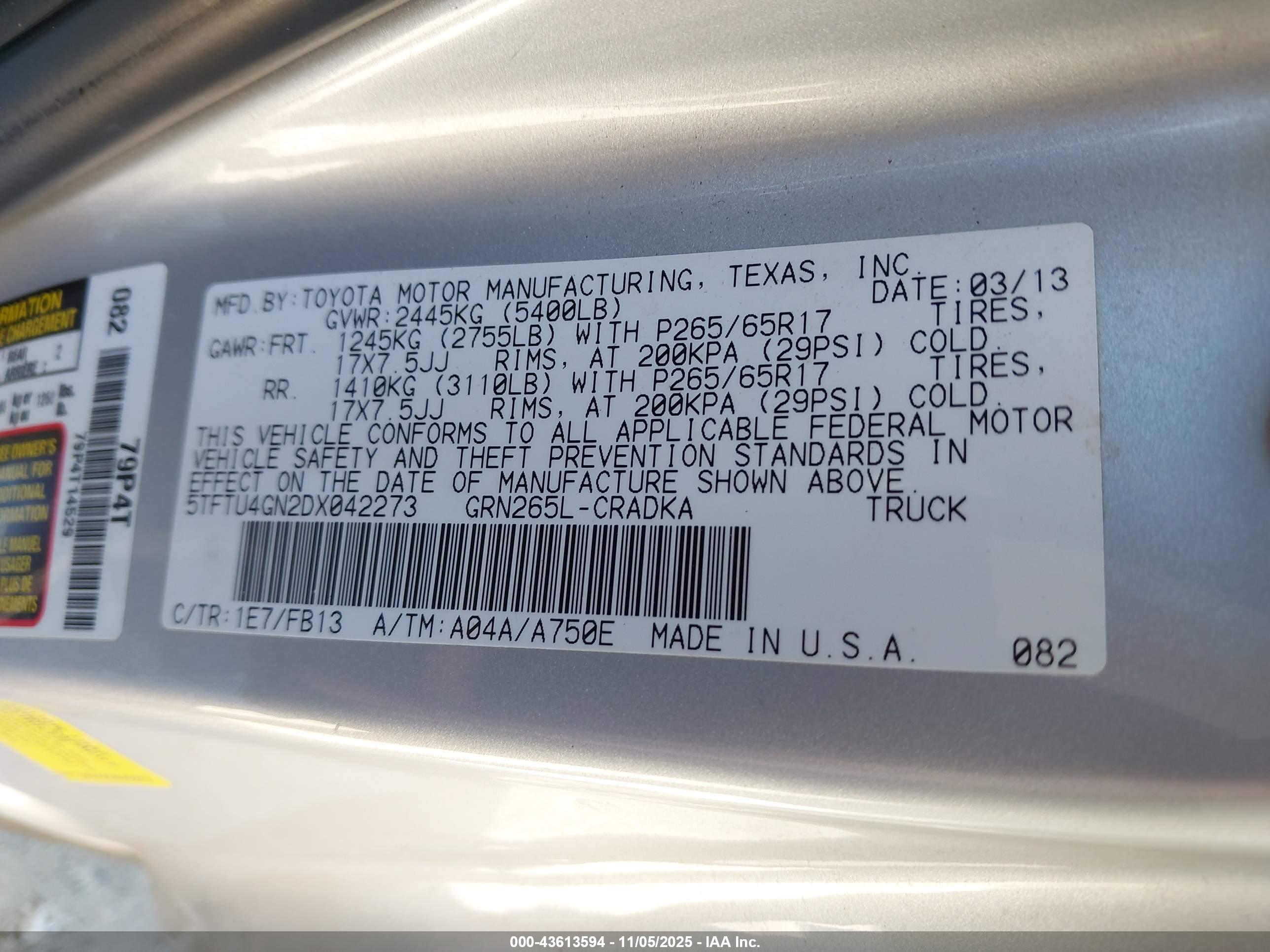 TOYOTA TACOMA image 9
