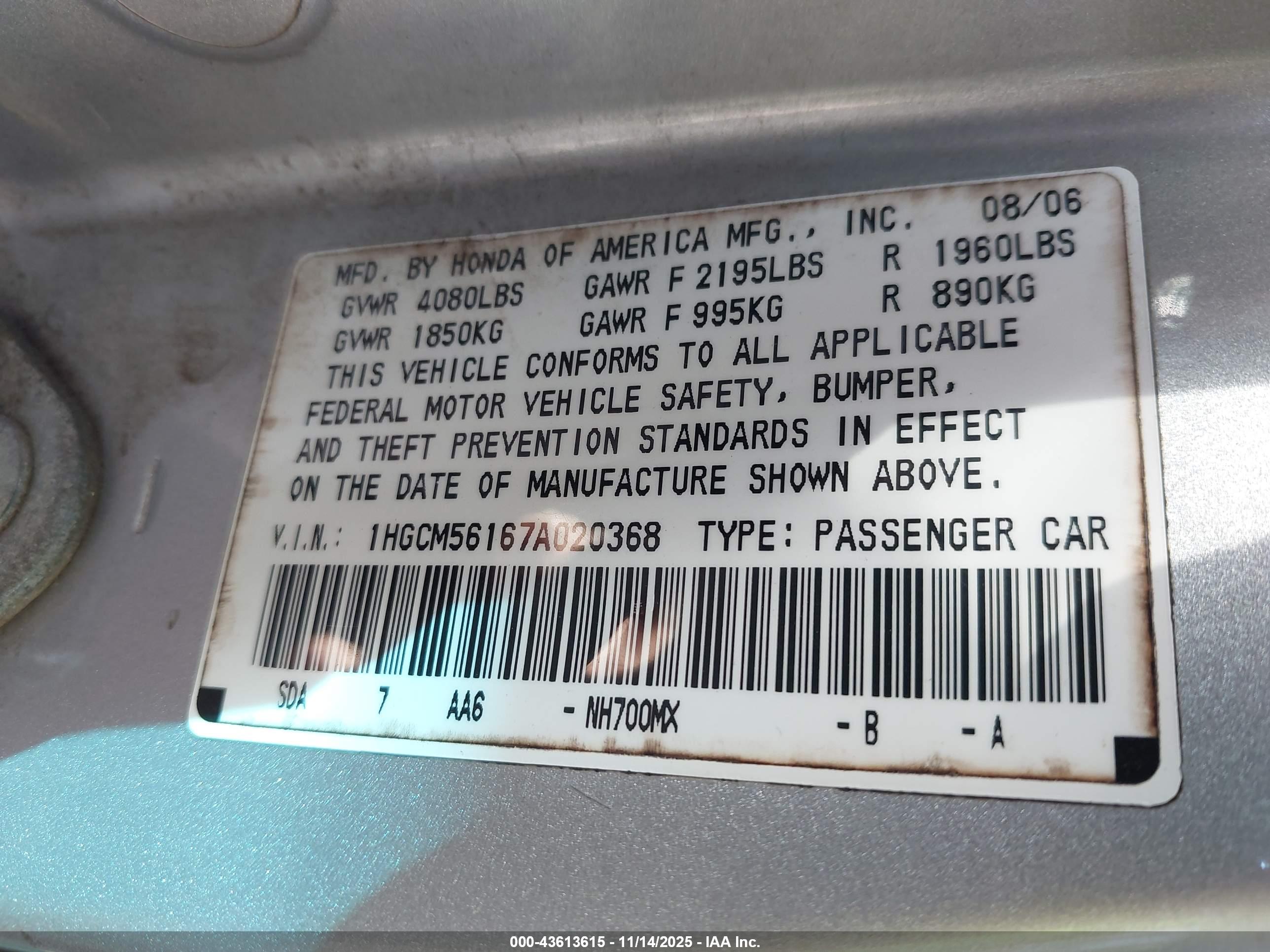 HONDA ACCORD image 9
