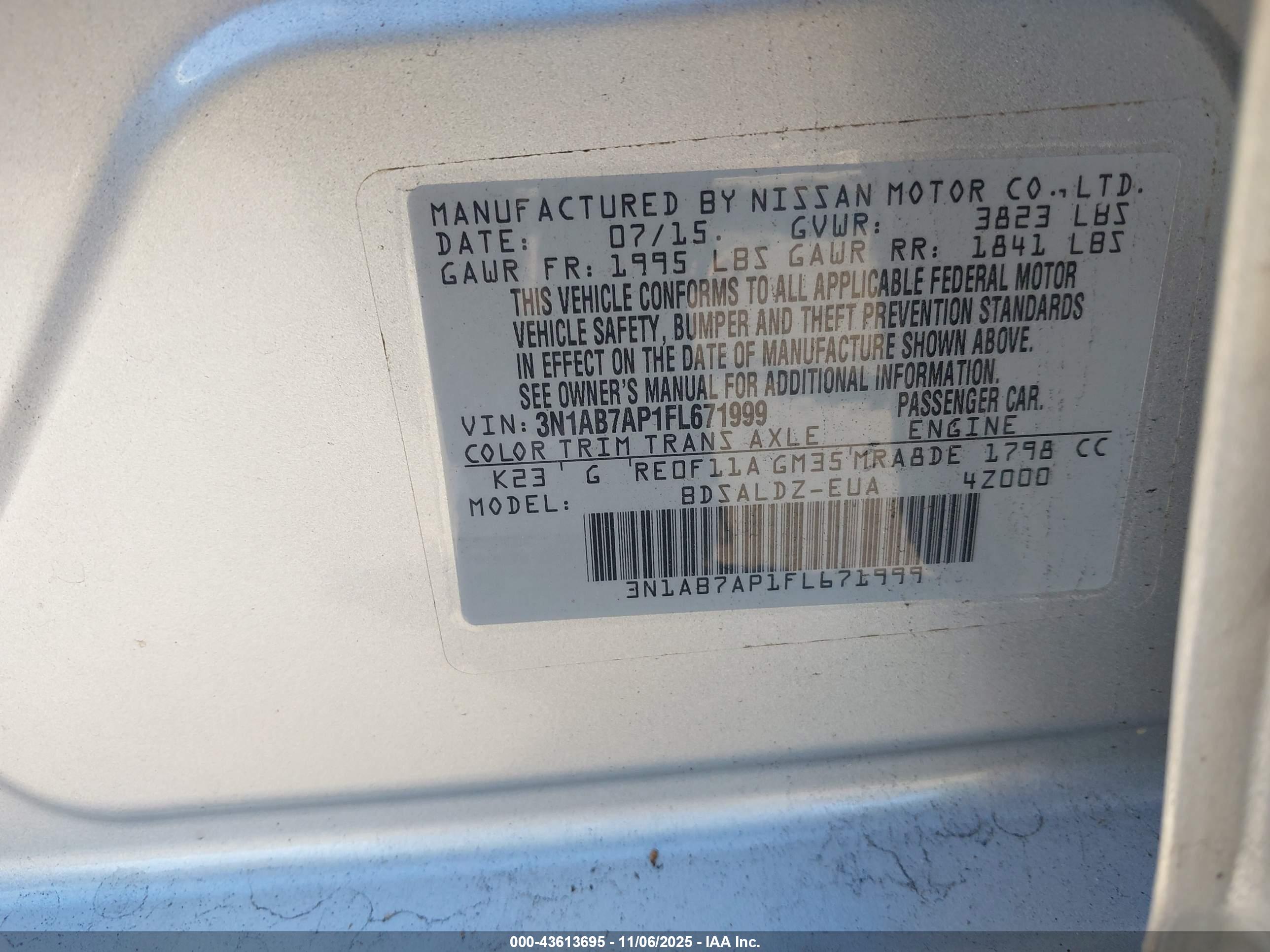 NISSAN SENTRA image 9