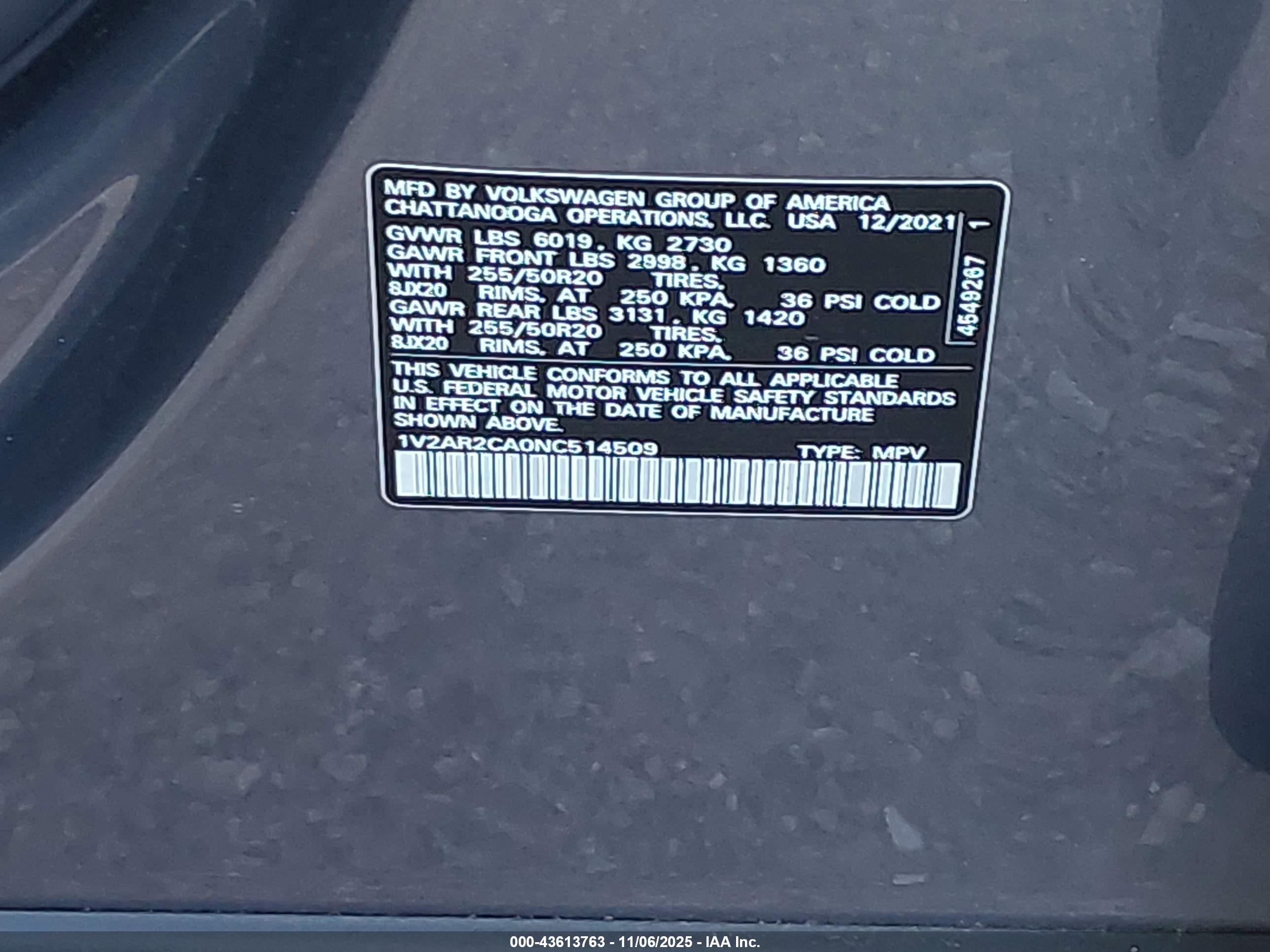 VOLKSWAGEN ATLAS image 9