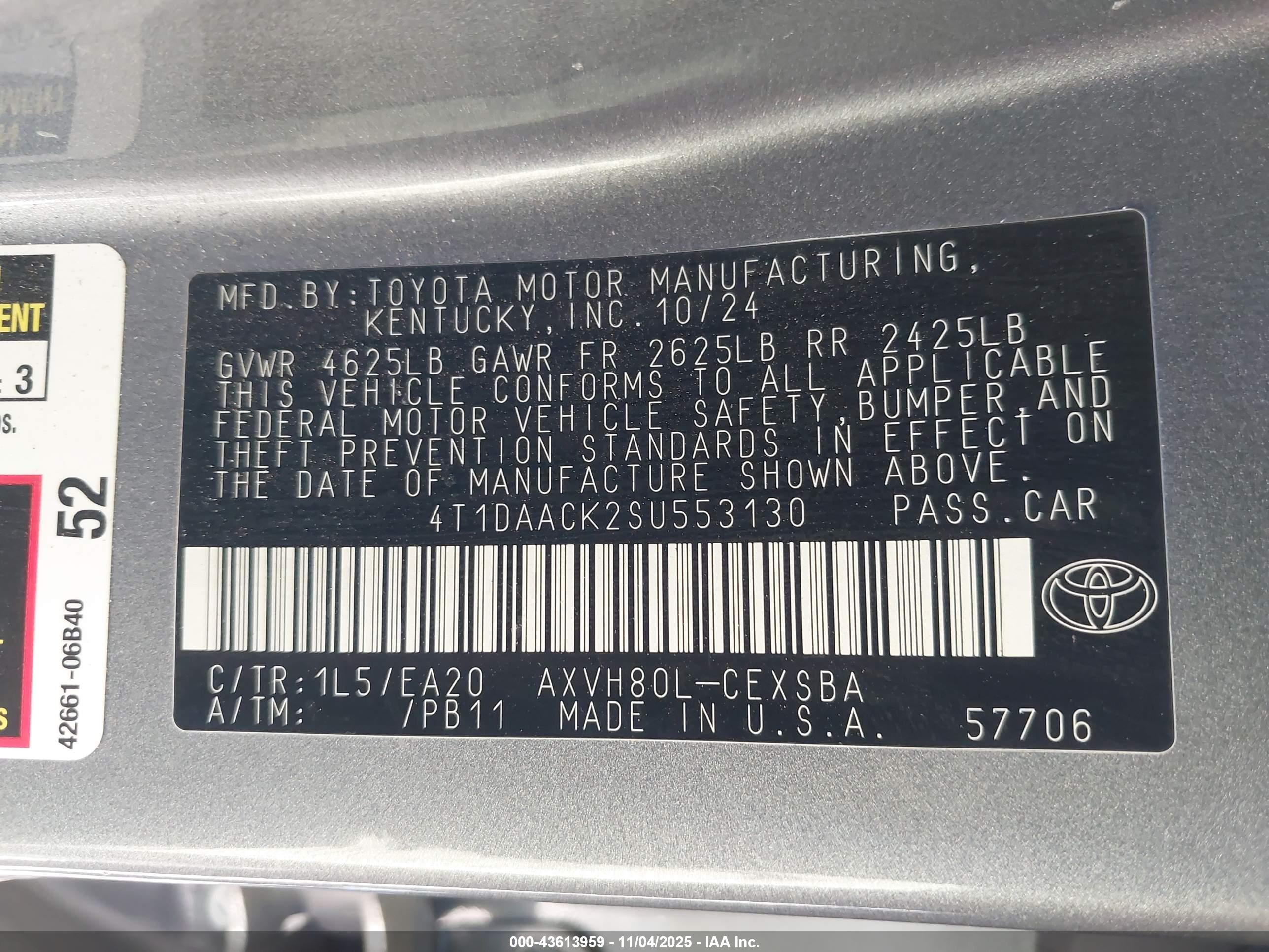 TOYOTA CAMRY image 9