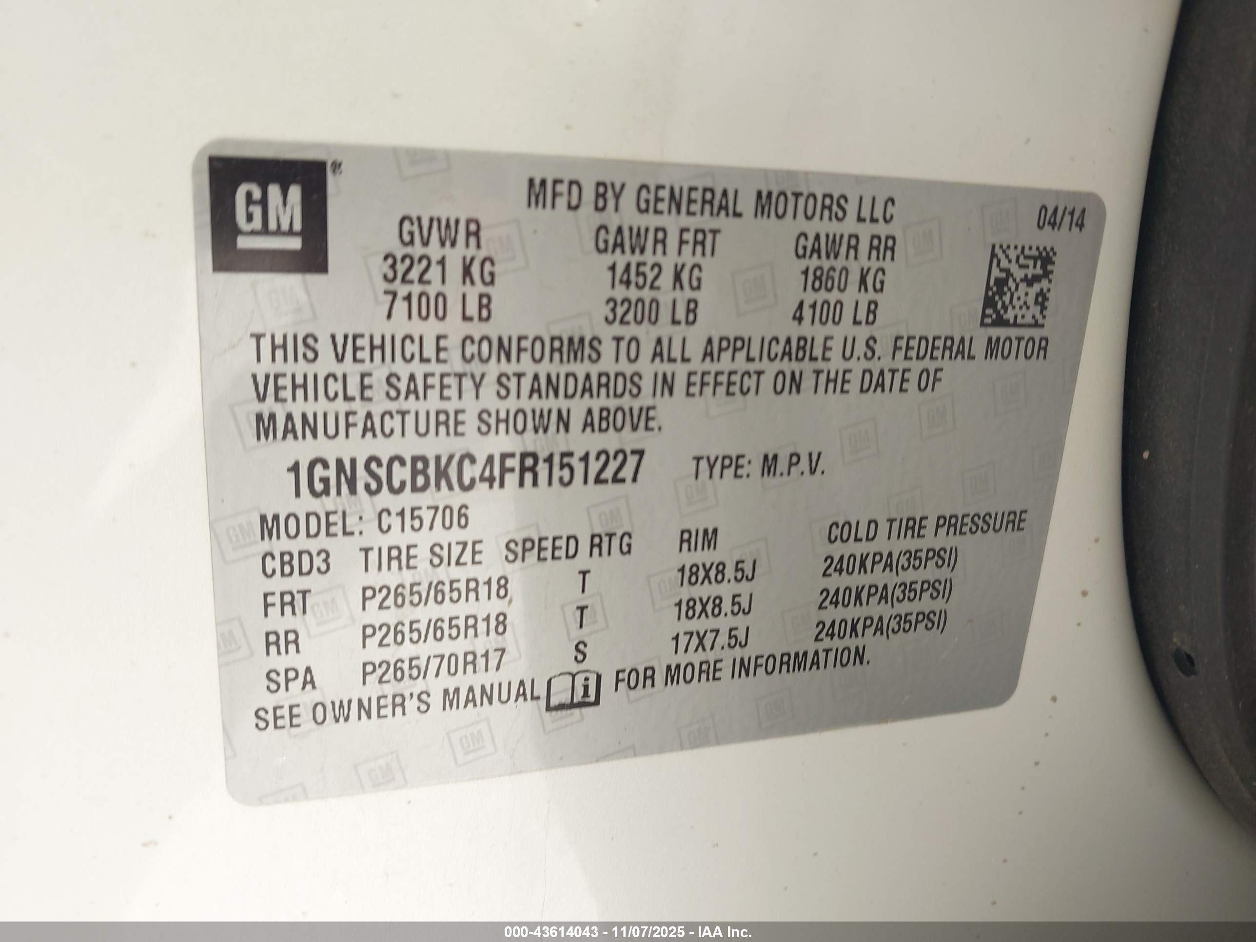CHEVROLET TAHOE image 9