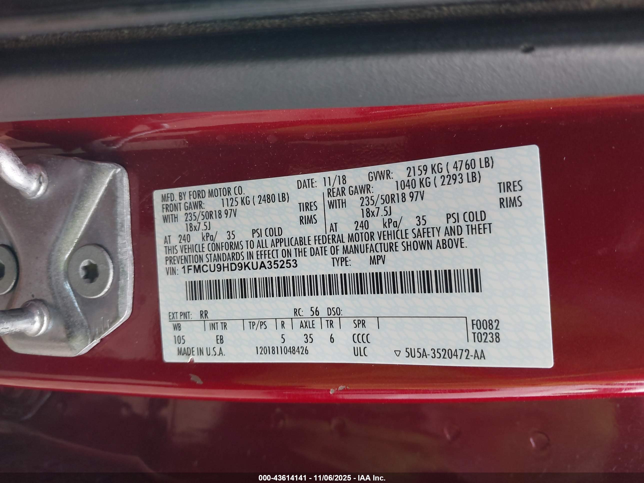 FORD ESCAPE image 9