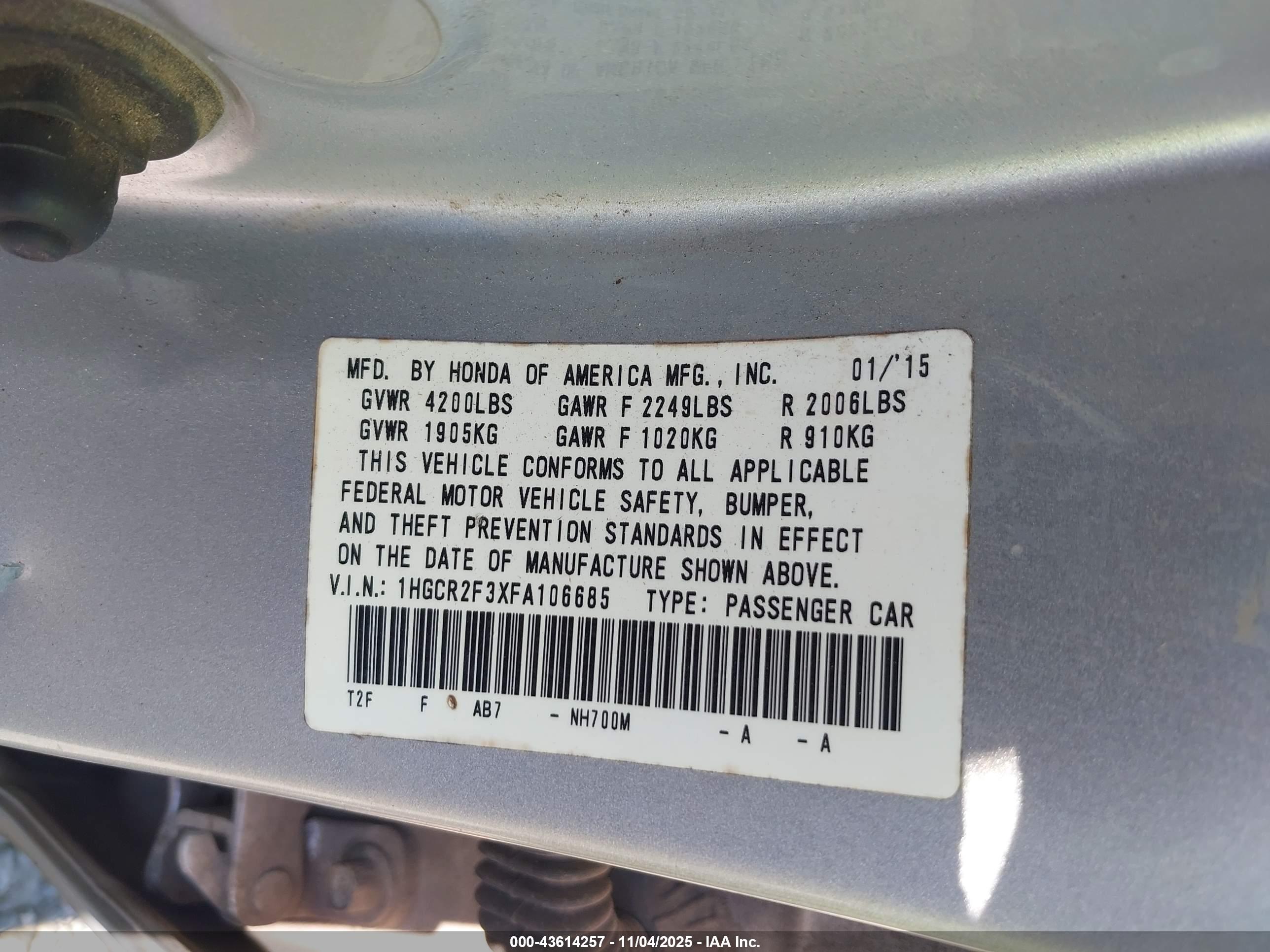 HONDA ACCORD image 9