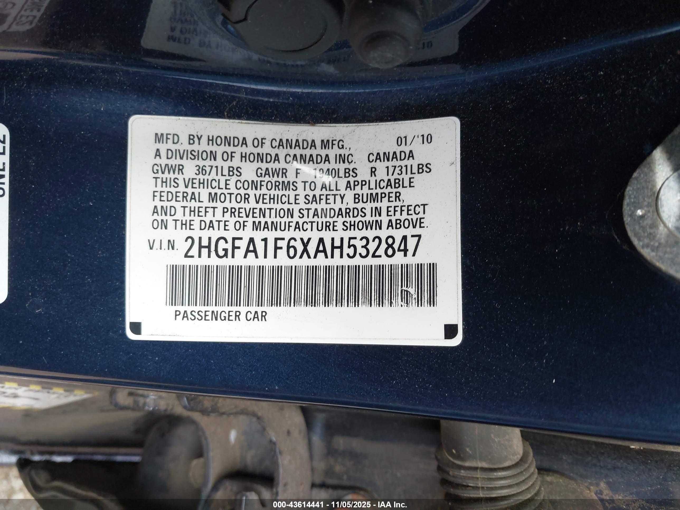HONDA CIVIC image 9