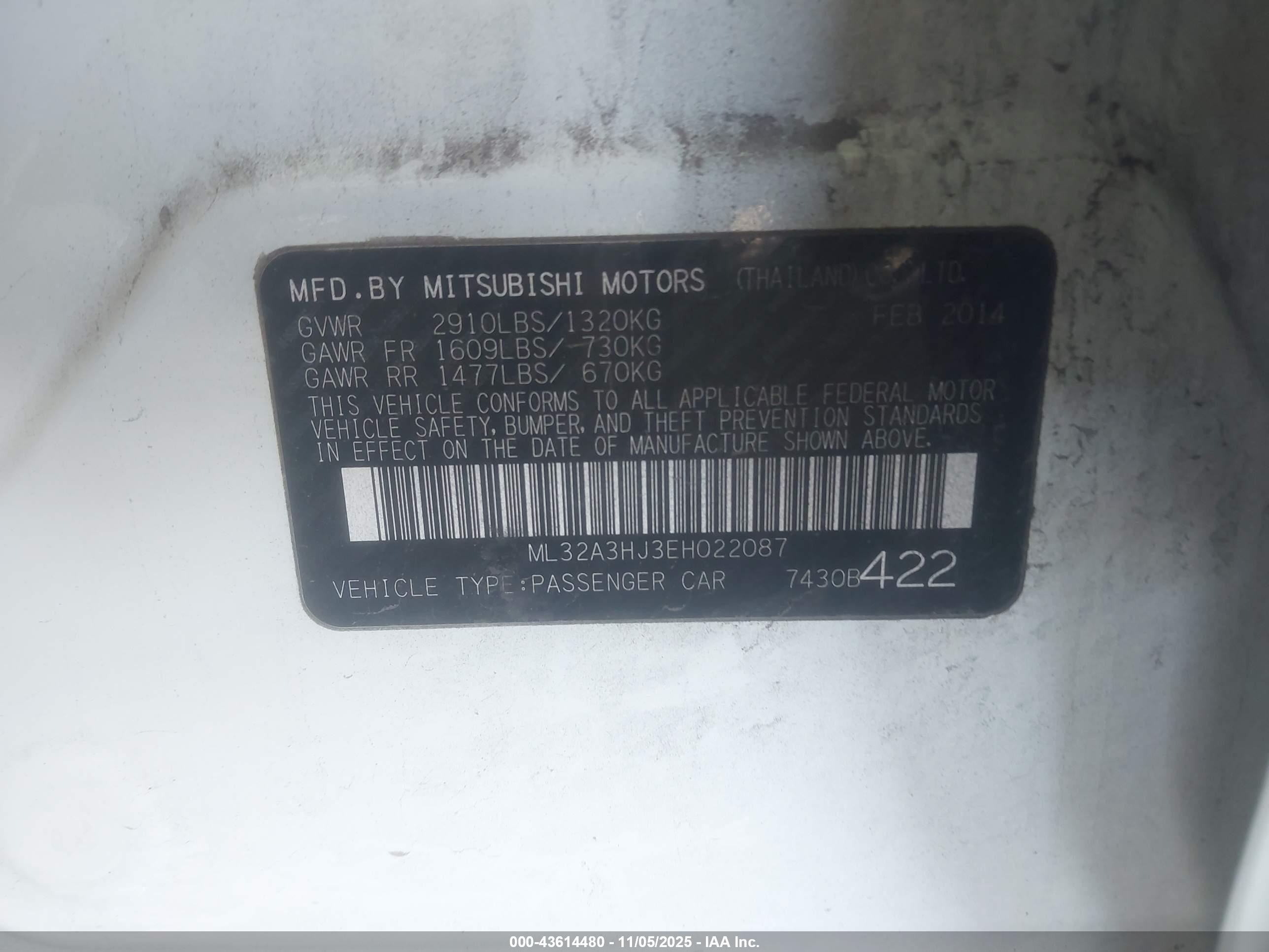 MITSUBISHI MIRAGE image 9