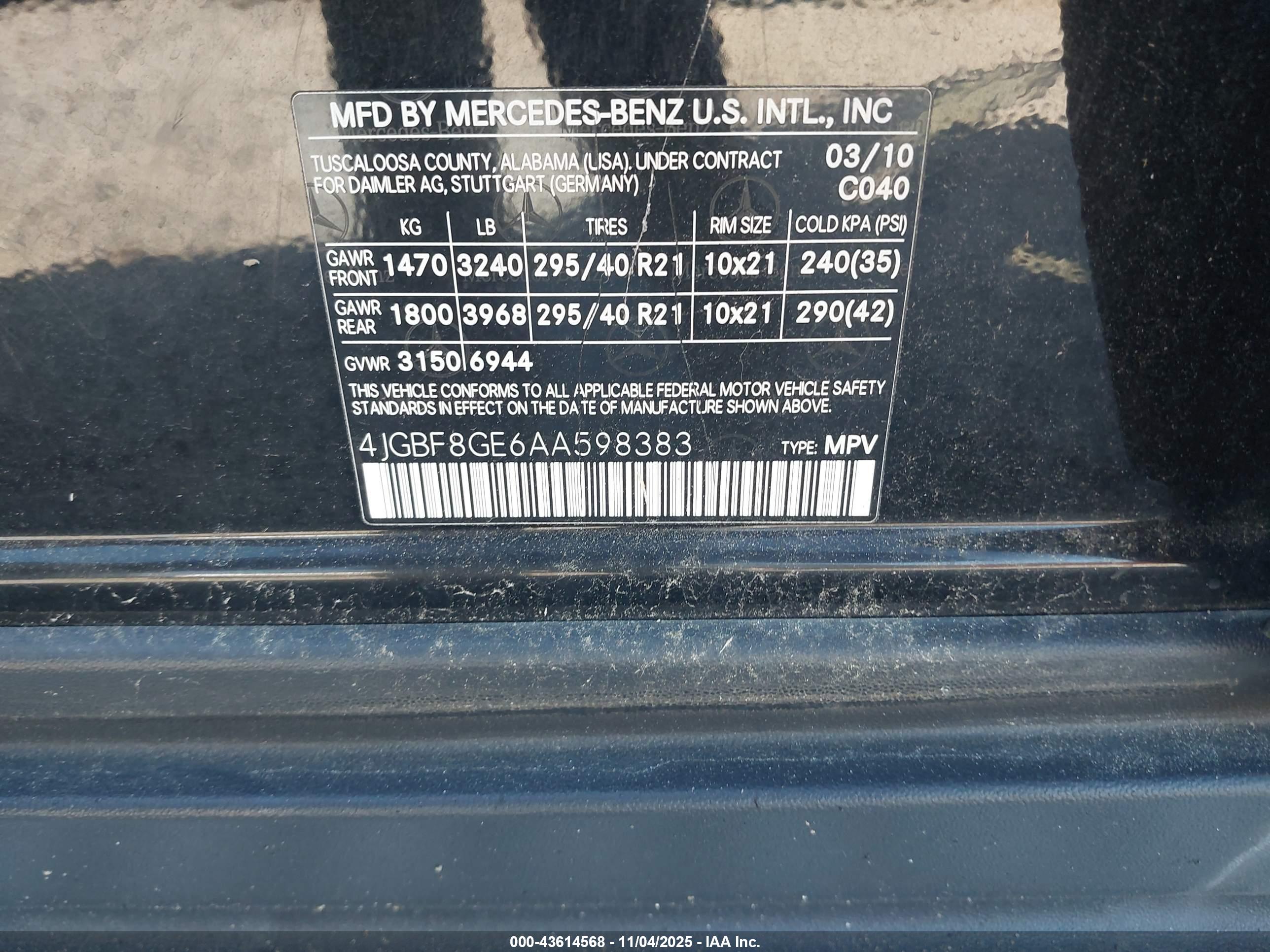 MERCEDES-BENZ GL image 9