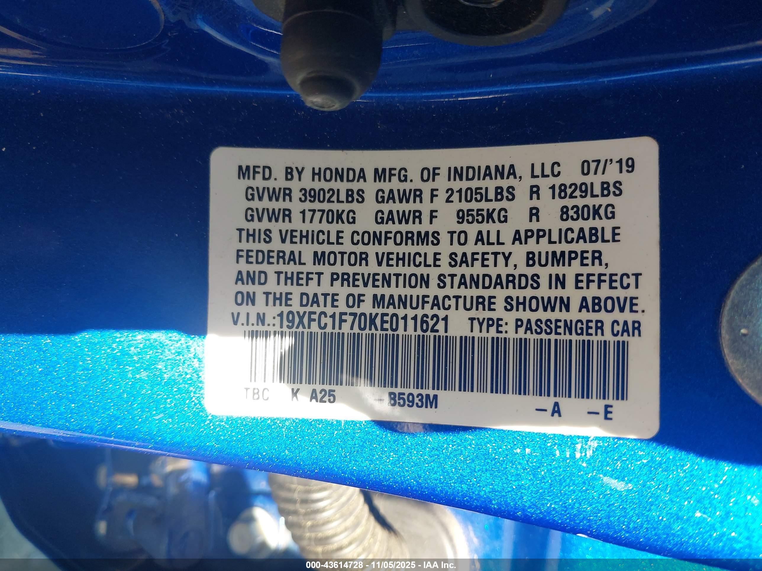 HONDA CIVIC image 9
