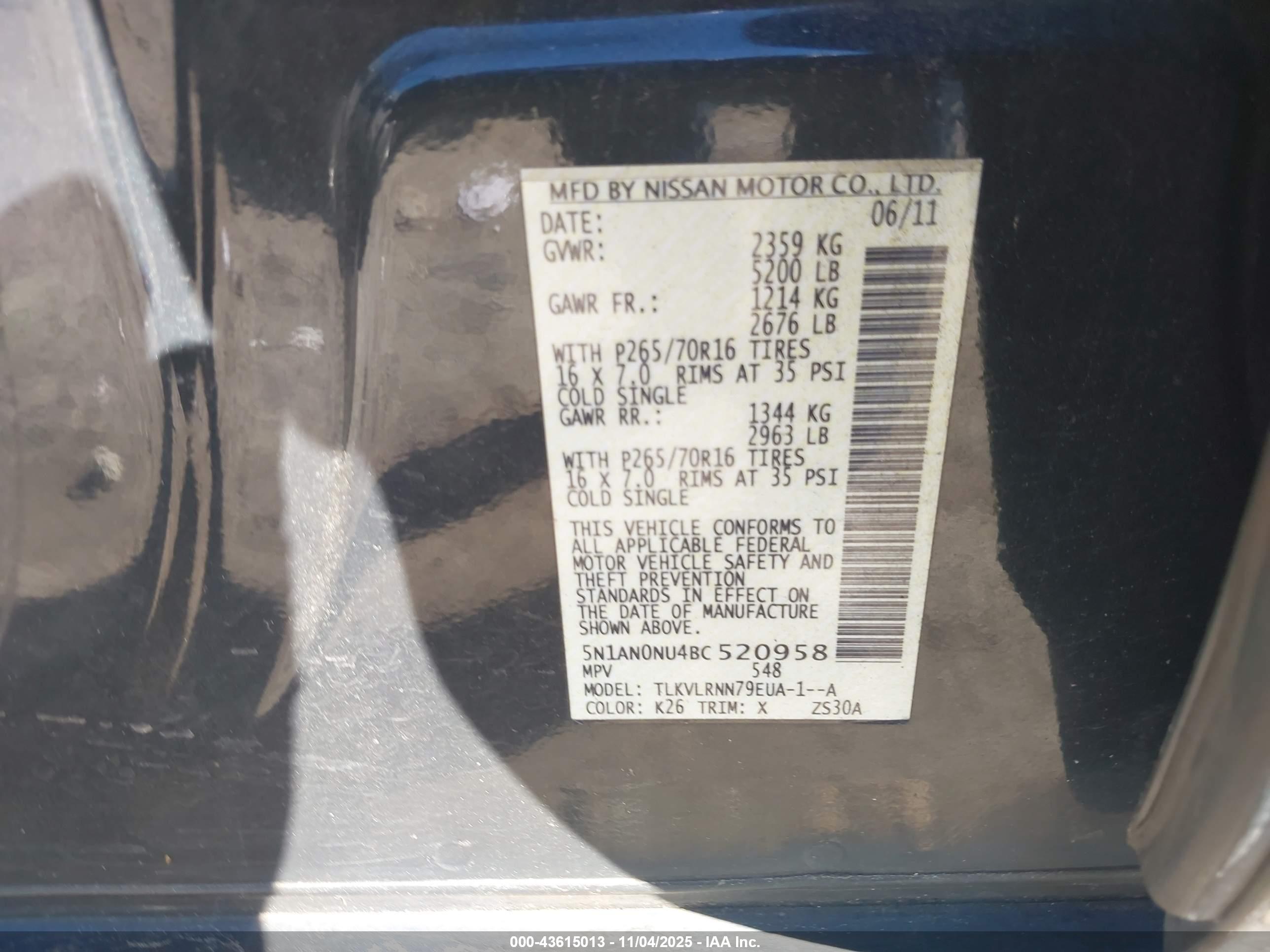 NISSAN XTERRA image 9