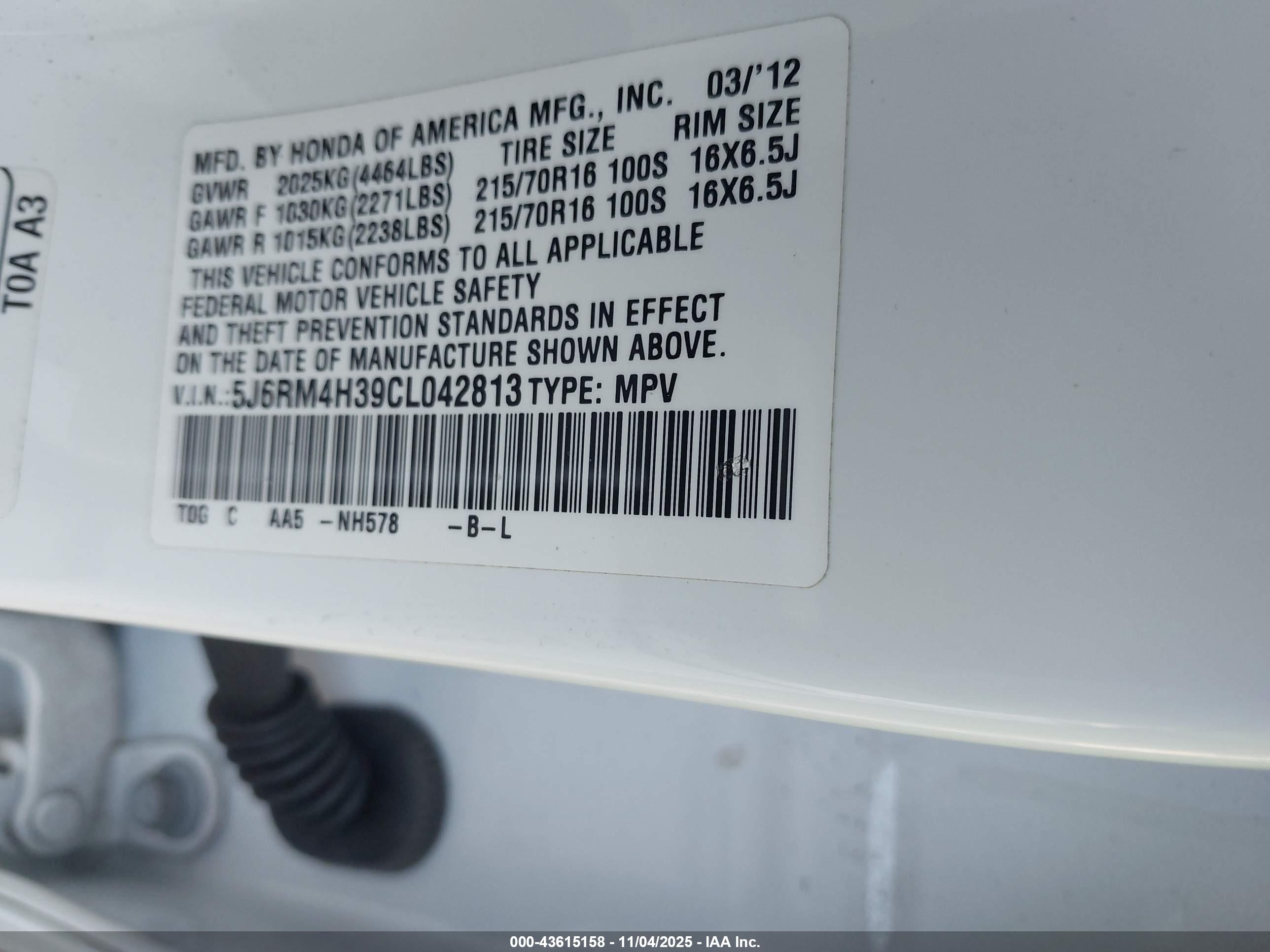 HONDA CR-V image 9