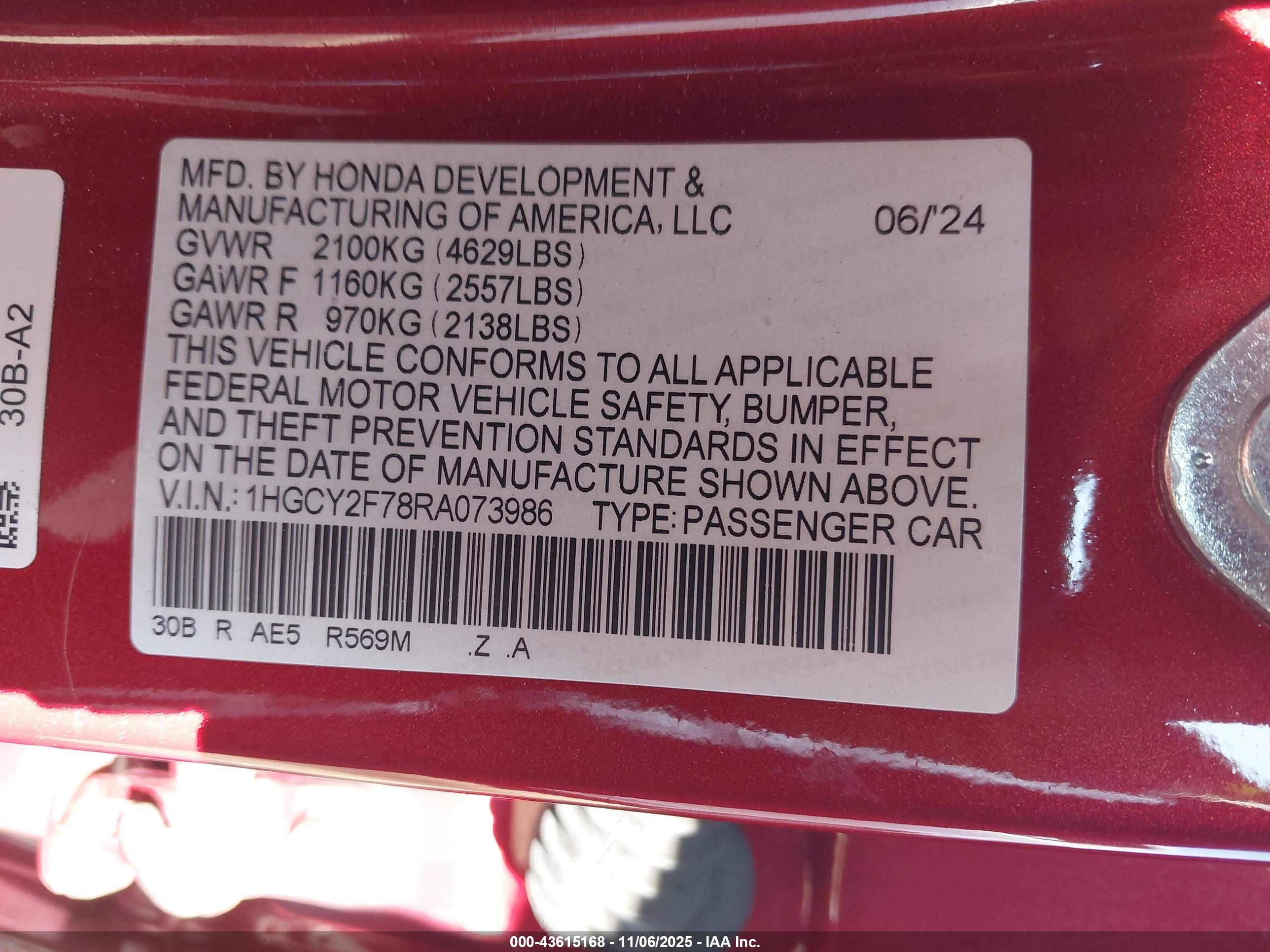 HONDA ACCORD image 9